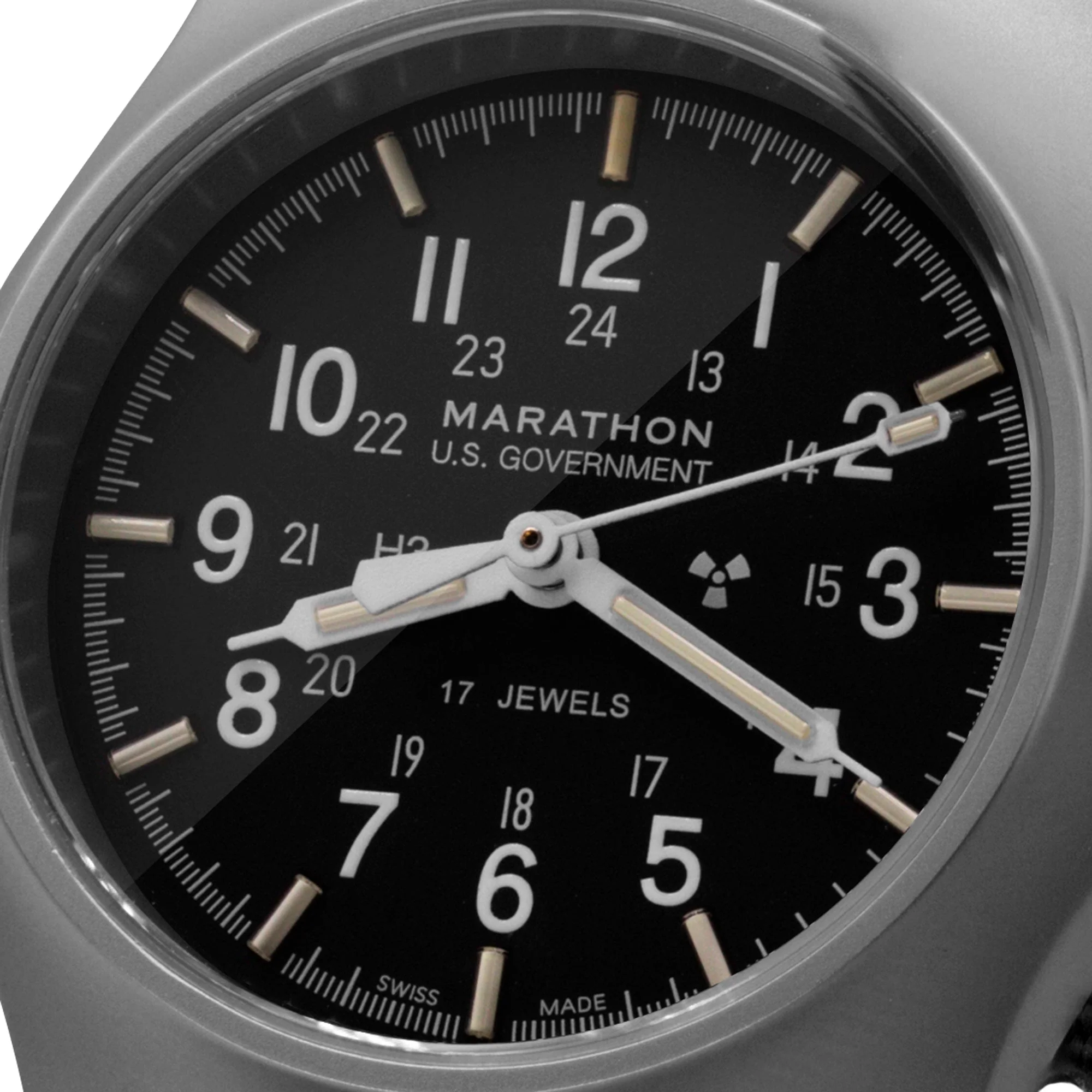 General Purpose SS/BKBK NYLON 10" (WW194003SS-0001) | Black Dial - Image 2