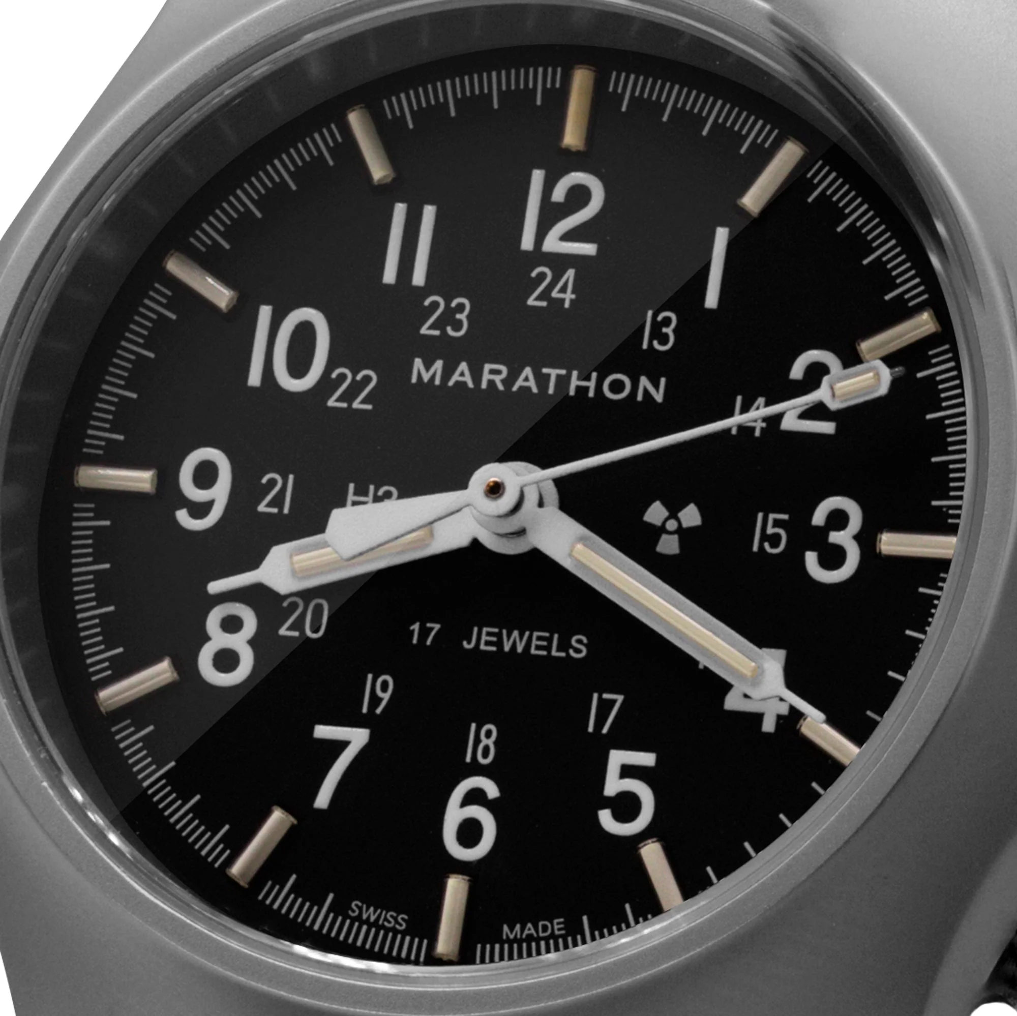 General Purpose SS/BKBK NYLON 10" (WW194003SS-0101) | Black Dial - Image 2