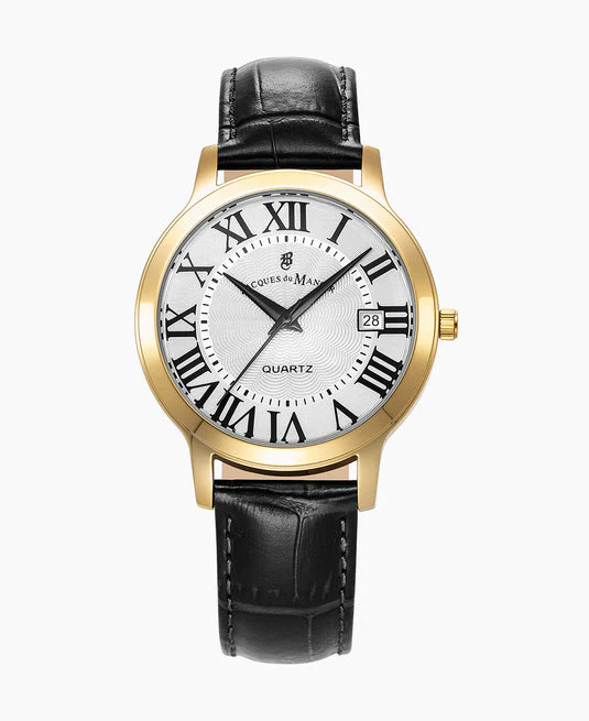 Jacques du Manoir Genesis Black-tone White | White Dial