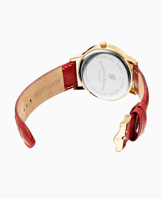 Jacques du Manoir Genesis Red-tone White | White Dial - Image 3