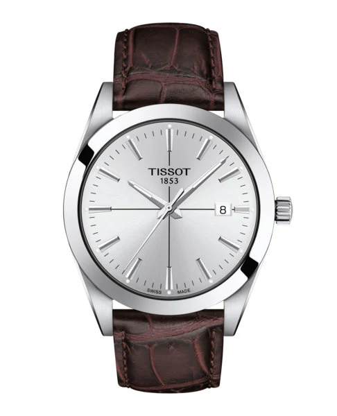 Gentleman Brown / Leather | Silver Dial