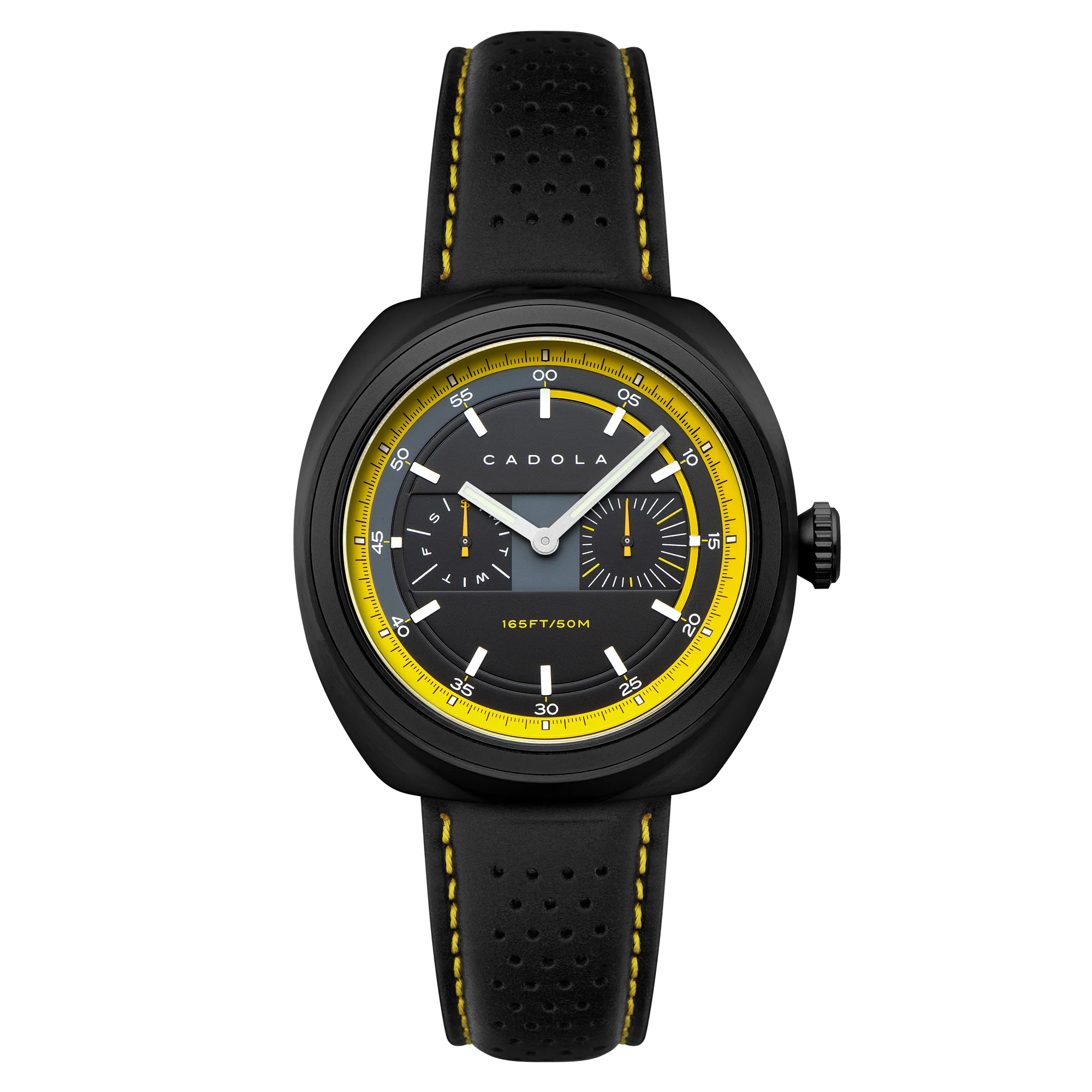 Giulia Calendar Black / Black Leather | Black Dial
