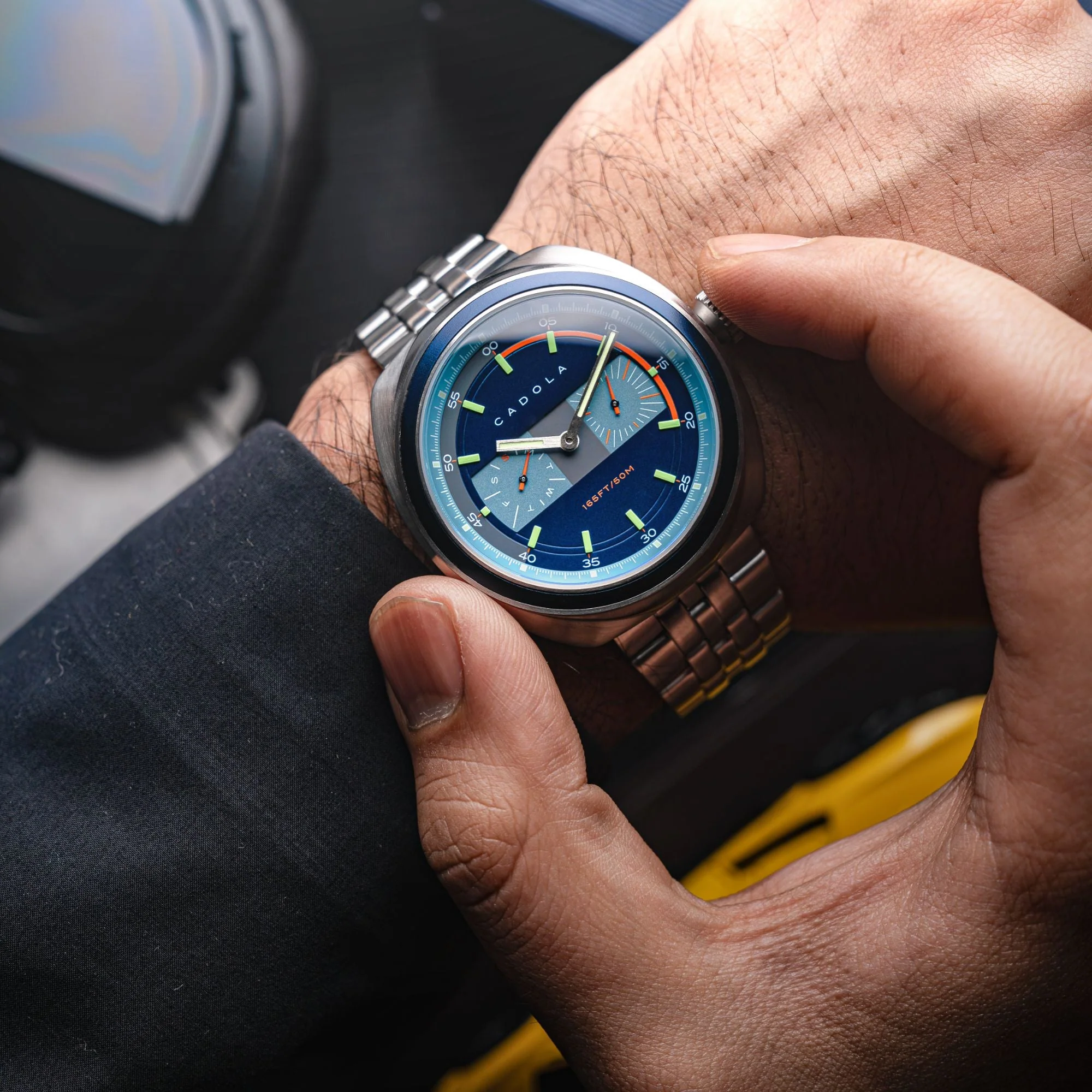 Giulia Calendar Blue /Stainless Steel | Blue Dial - Image 2