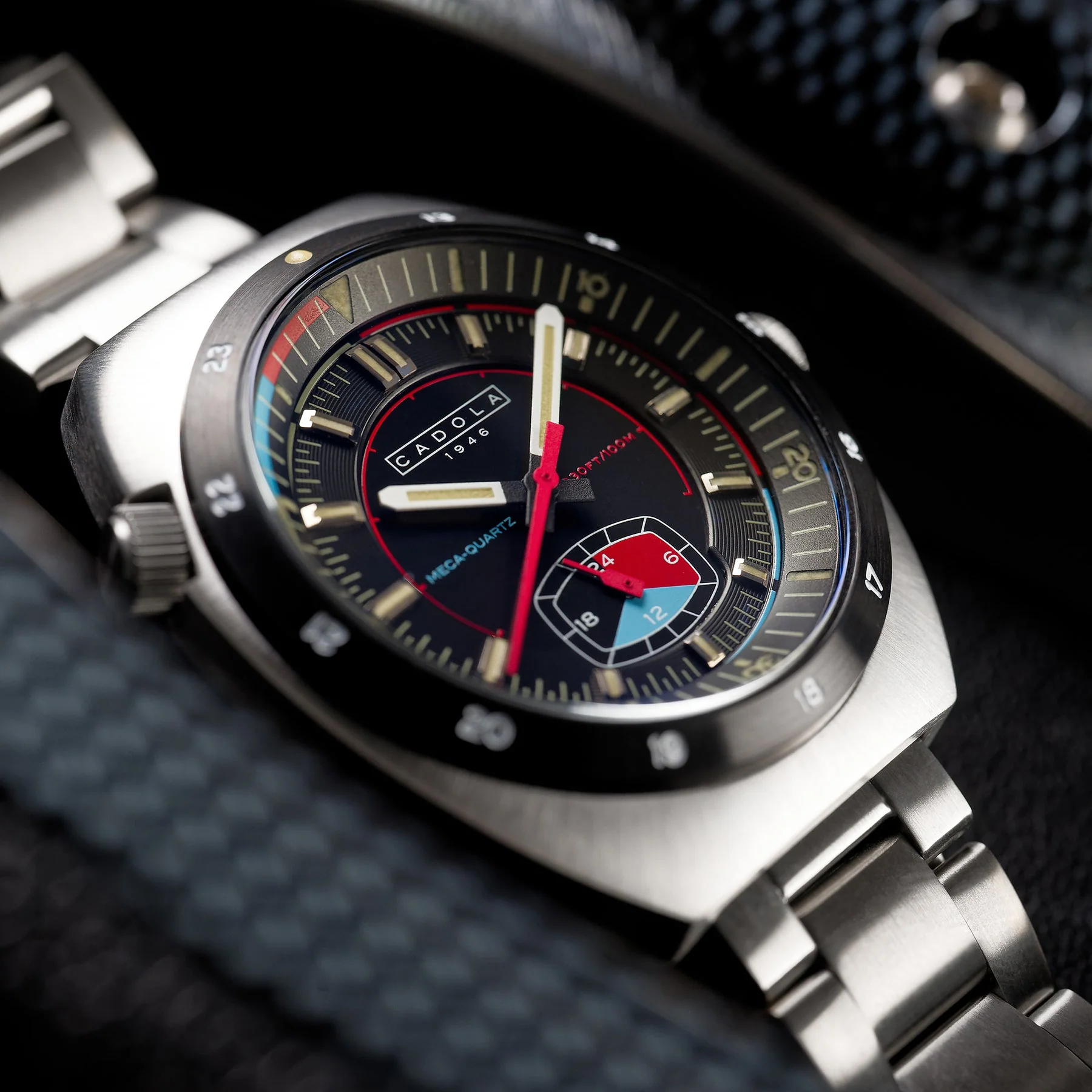 Giulia Meca-Quartz Black / Stainless Steel | Black Dial - Image 3