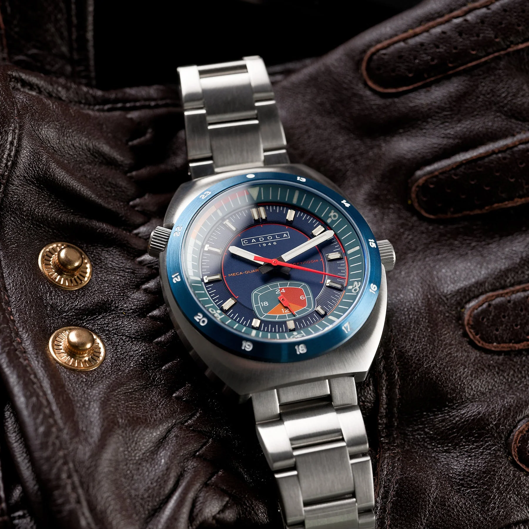 Giulia Meca-Quartz Blue / Stainless Steel | Blue Dial - Image 3