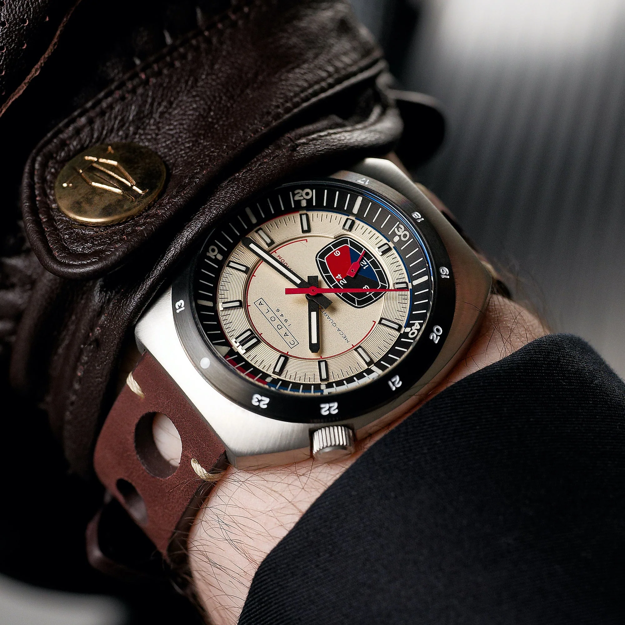 Giulia Meca Quartz GREY / Leather | Grey Dial - Image 3