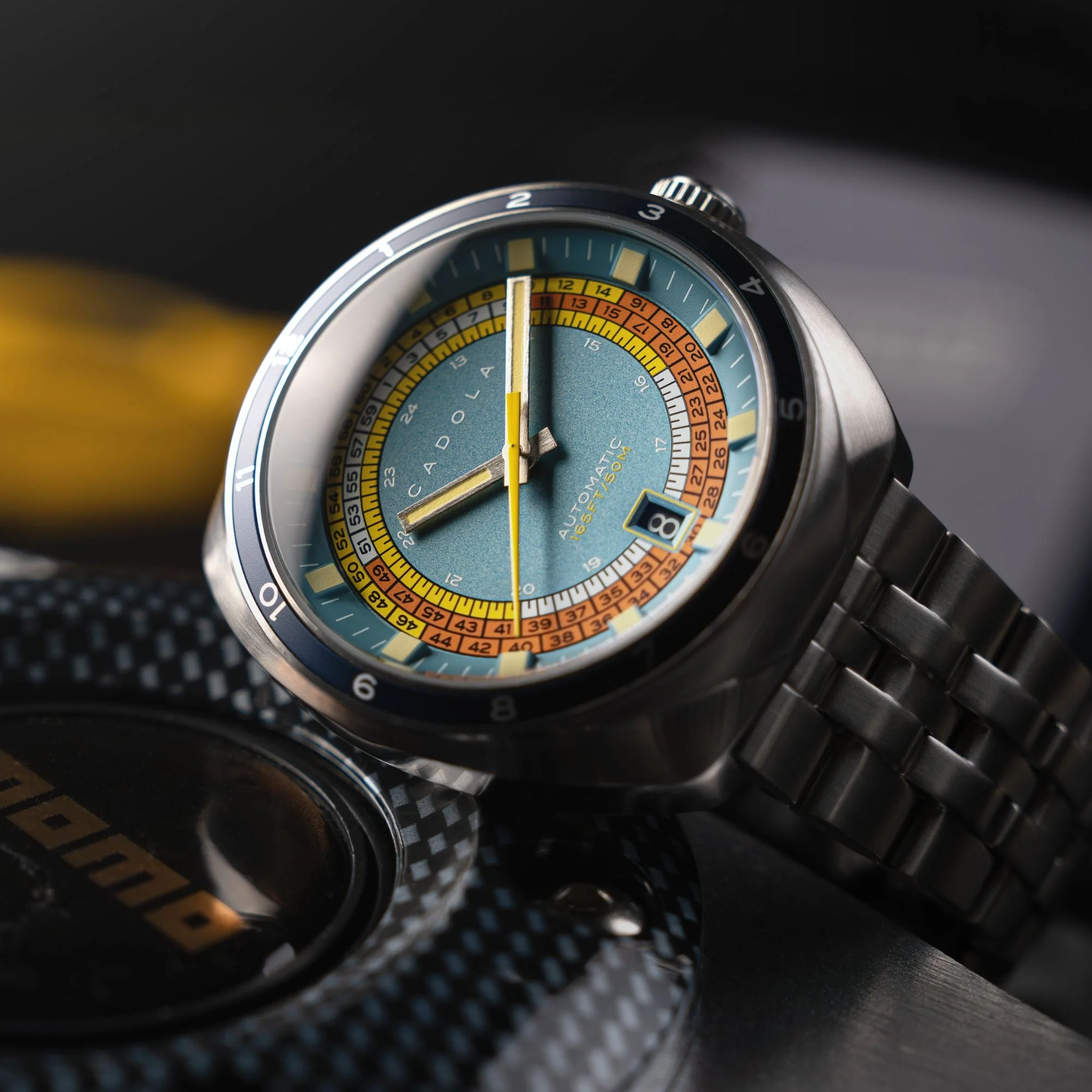 Giulia Suprema Automatic Blue & Yellow / Solid Stainless Steel Blue Dial - Image 4
