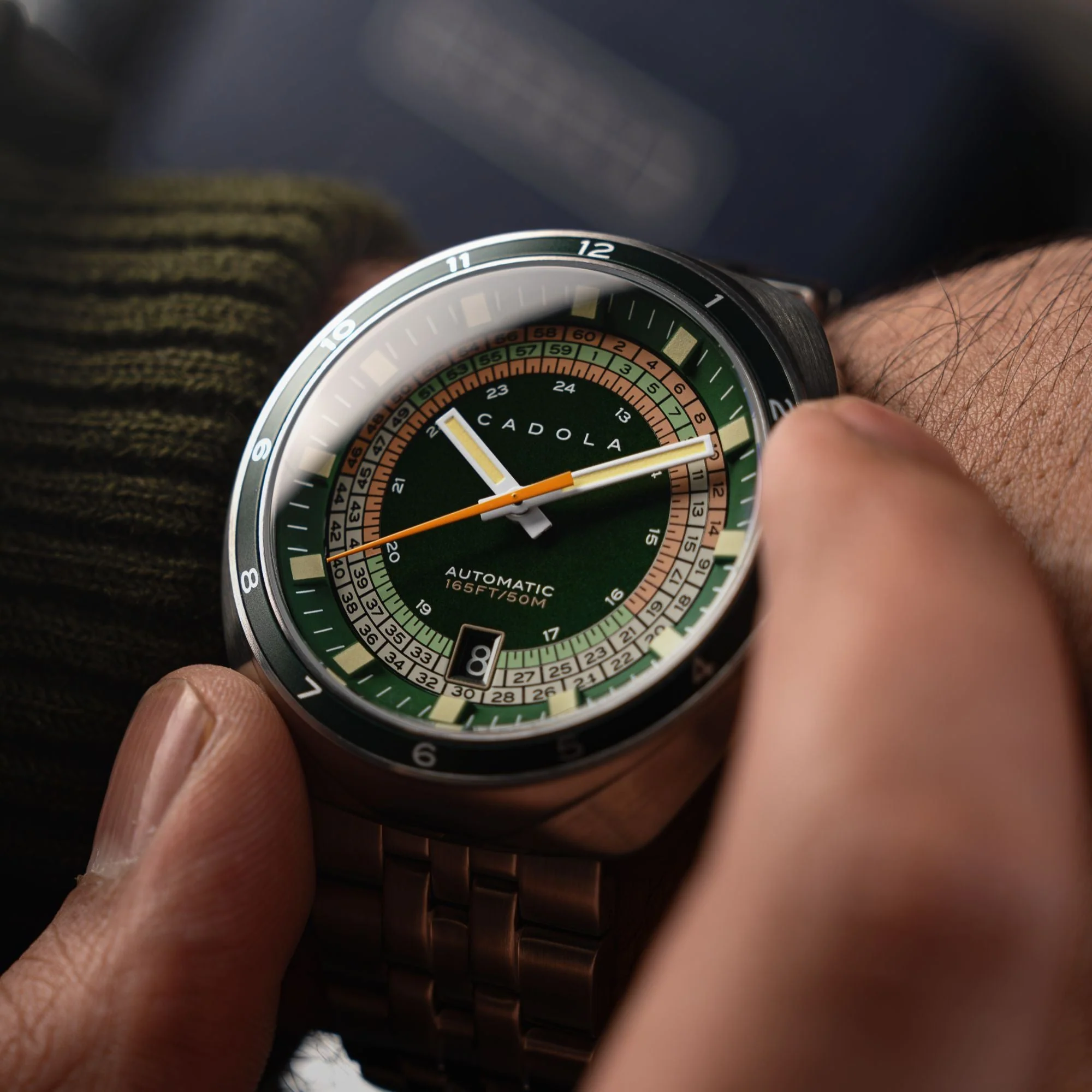 Giulia Suprema Automatic Green / Solid Stainless Steel Green Dial - Image 3