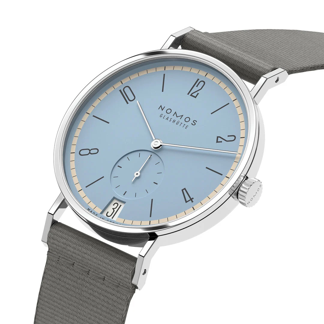 Glashutte Tangente 38 Date Frost Blue | Blue Dial - Image 3