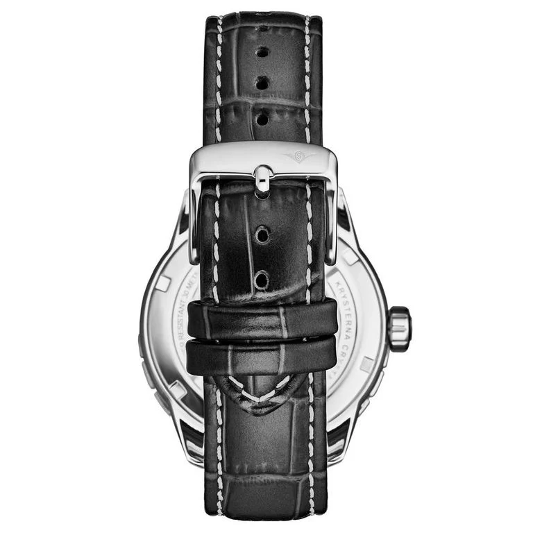 Global Voyager GMT 42mm World Timer Watch Black/Red | Black Dial - Image 2
