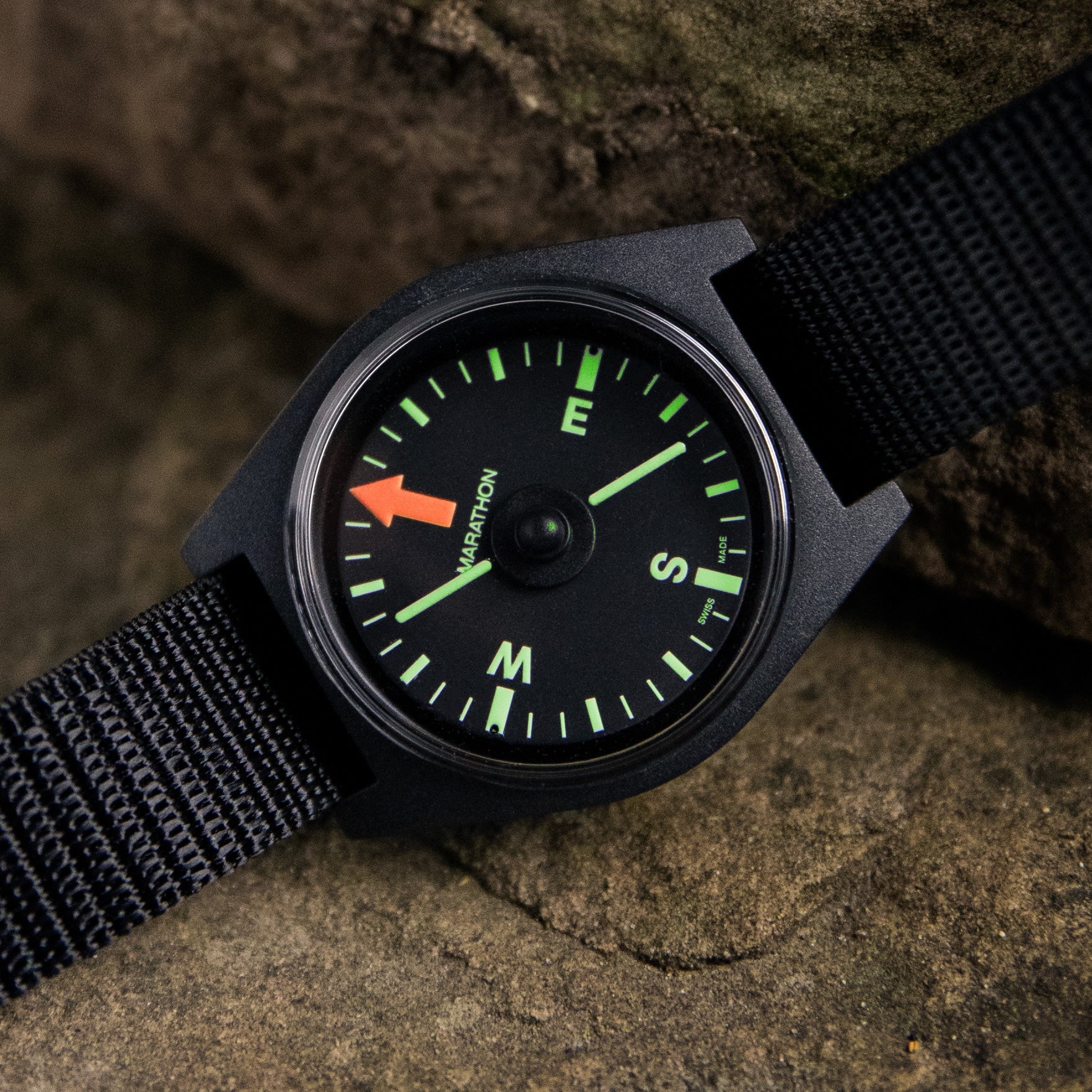 Glow-in-the-Dark Unmounted Wrist Compass Wrist Compass - Image 3