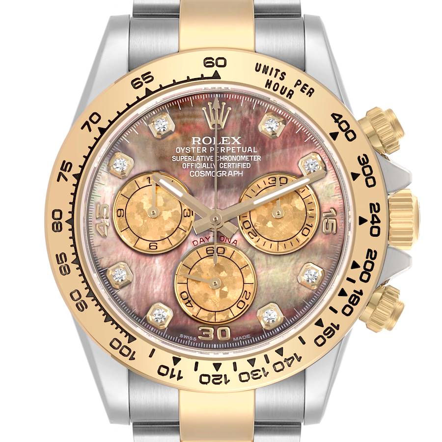 GMT-Master II Steel Yellow Gold Tahitian Mother Of Pearl Diamond  - Pre-Owned | Mother of Peal Dial - Image 2