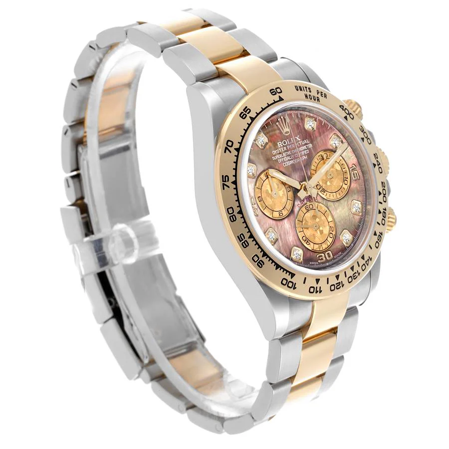 GMT-Master II Steel Yellow Gold Tahitian Mother Of Pearl Diamond  - Pre-Owned | Mother of Peal Dial - Image 3