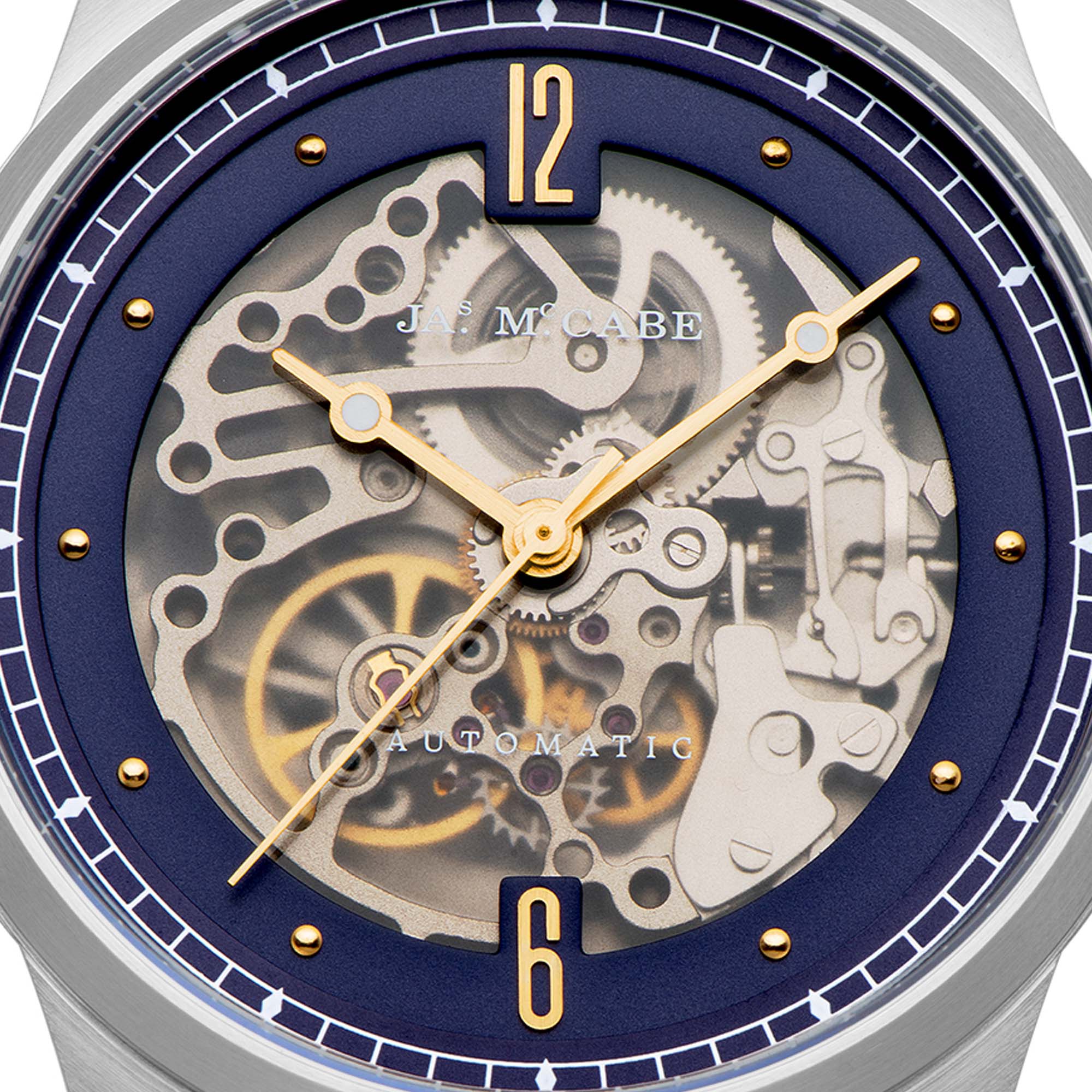 GRANDE HERITAGE SKELETON BLUE / STAINLESS STEEL | Blue Dial - Image 2