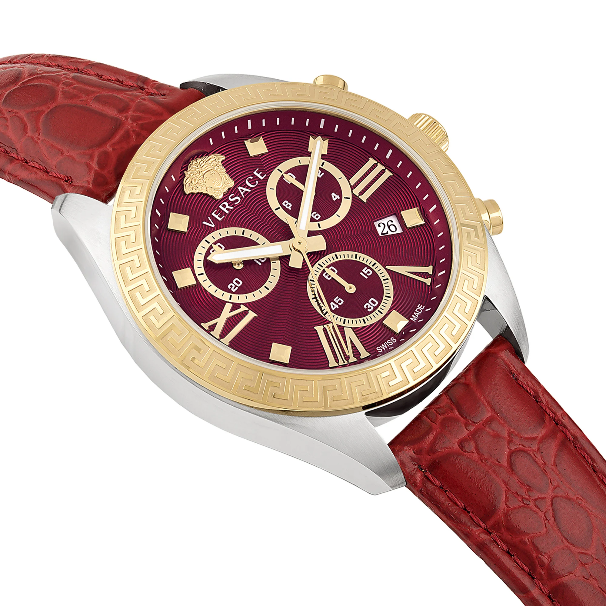 Greca Chrono 40mm / Red / Red | Red Dial - Image 3