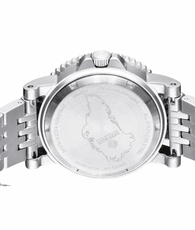 Green Land Diver Gmt 2 44mm White / Stainless | White Dial - Image 3