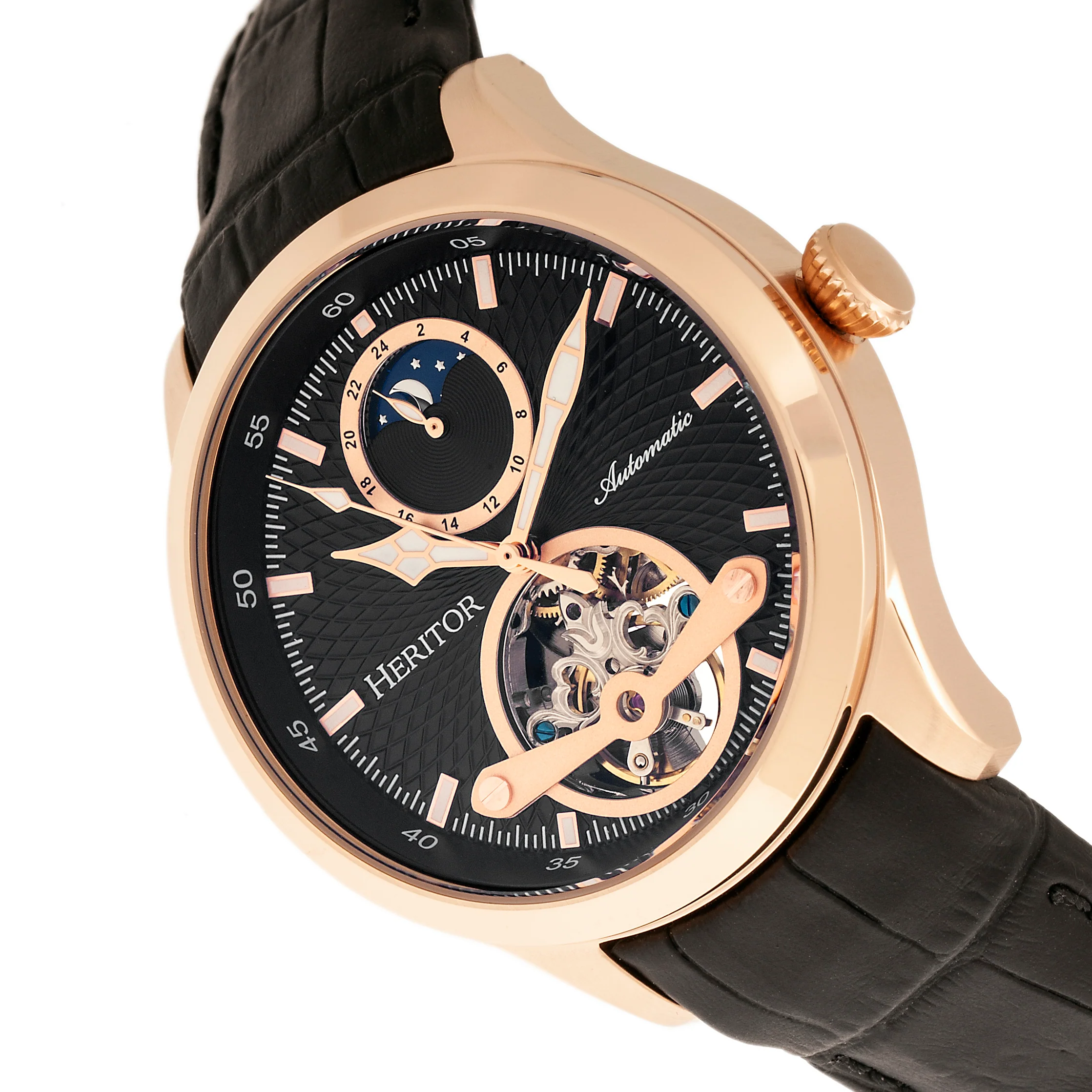 Gregory Rose Gold/Black | Black Dial - Image 4