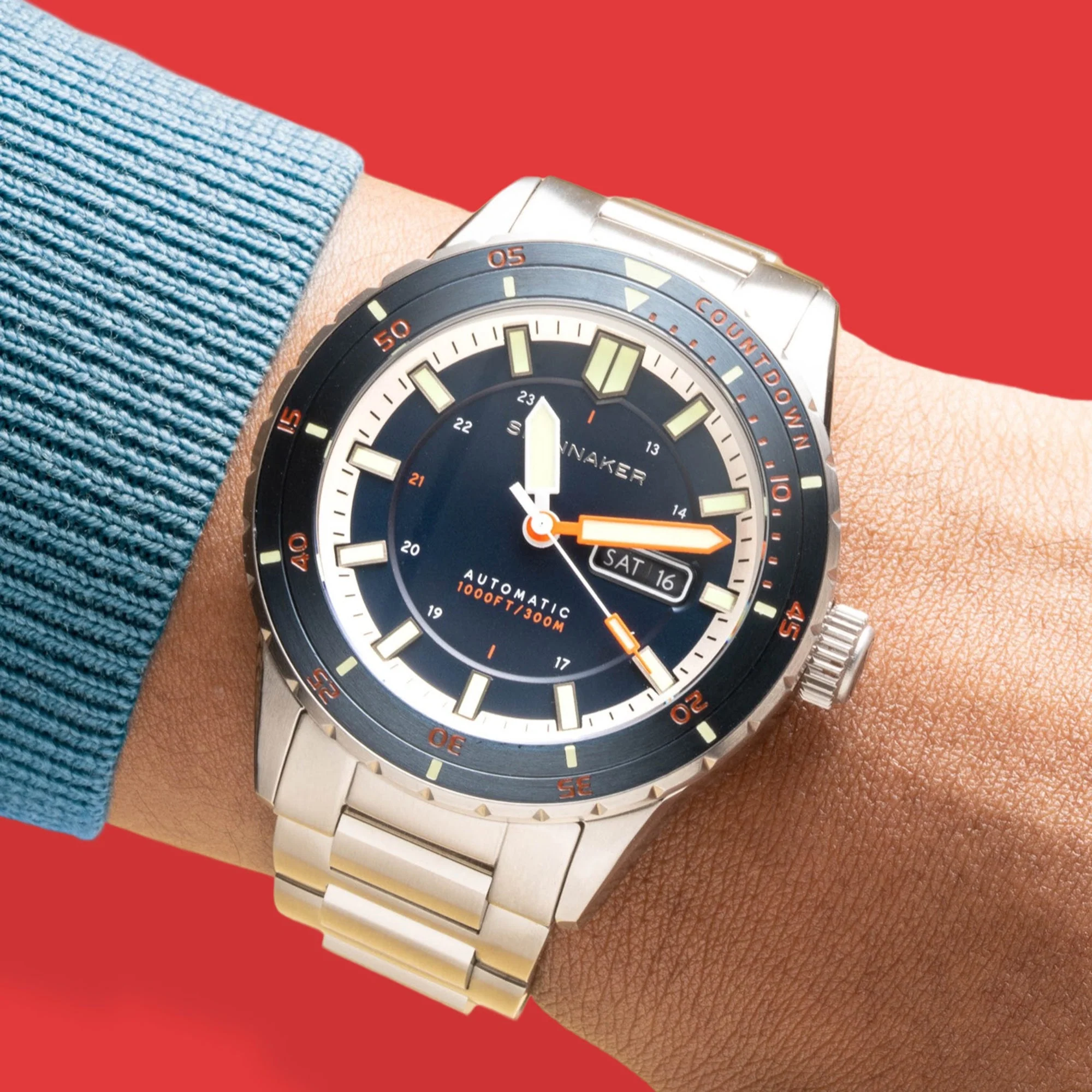 Hass Automatic Blue / Stainless Steel | Blue Dial - Image 2