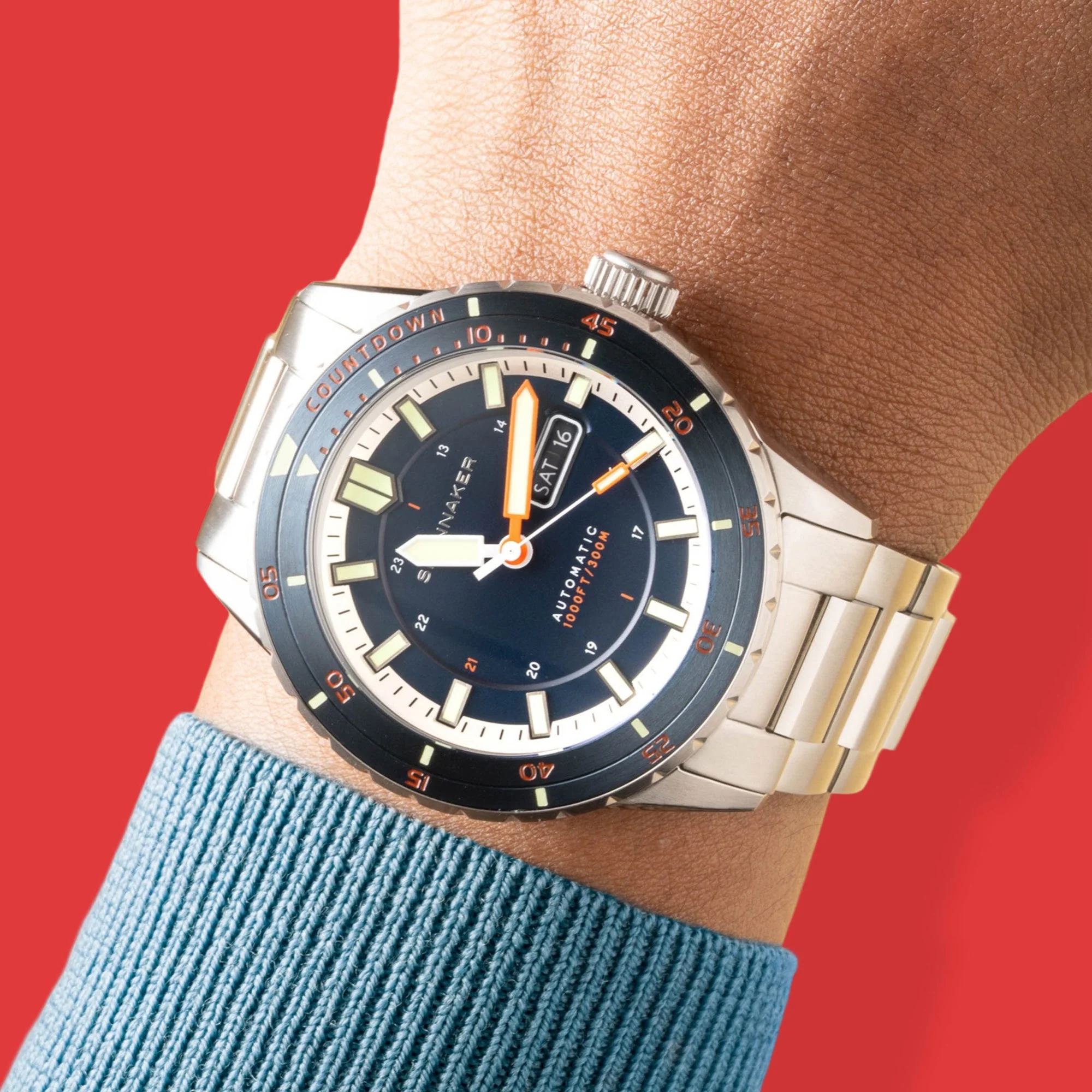 Hass Automatic Blue / Stainless Steel | Blue Dial - Image 3