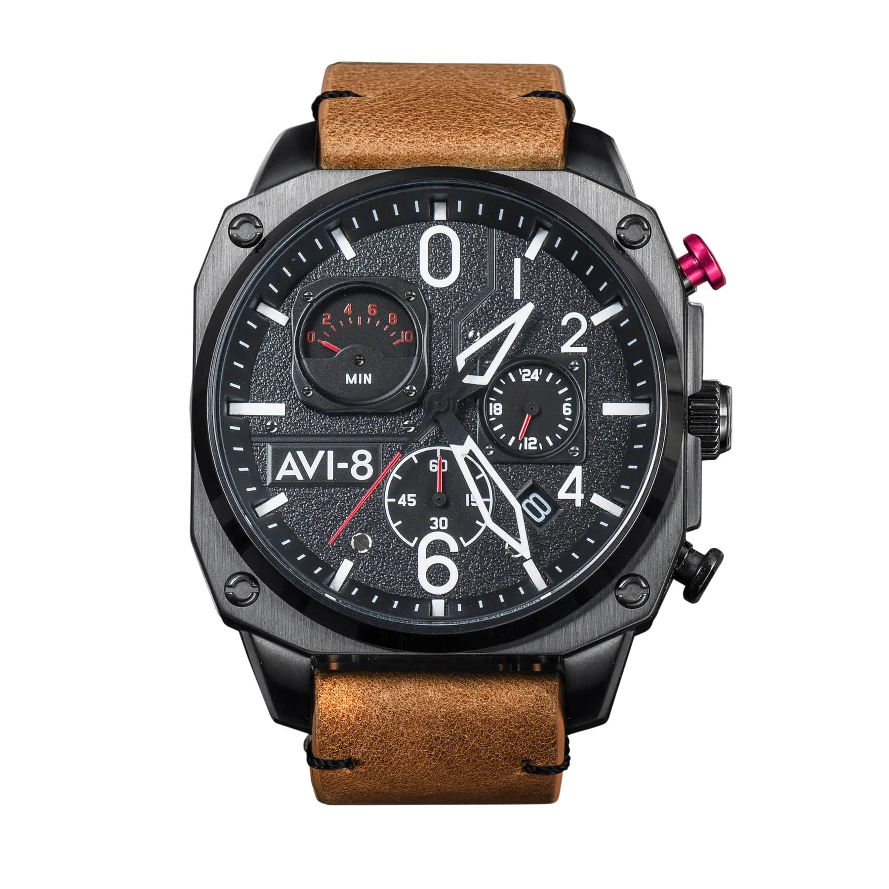 Hawker Hunter Retrograde Chronograph | Black Dial - Image 9