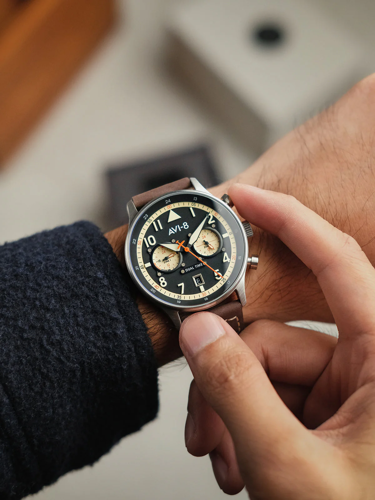 Hawker Hurricane Carey Dual Time Manston | Black Dial - Image 5