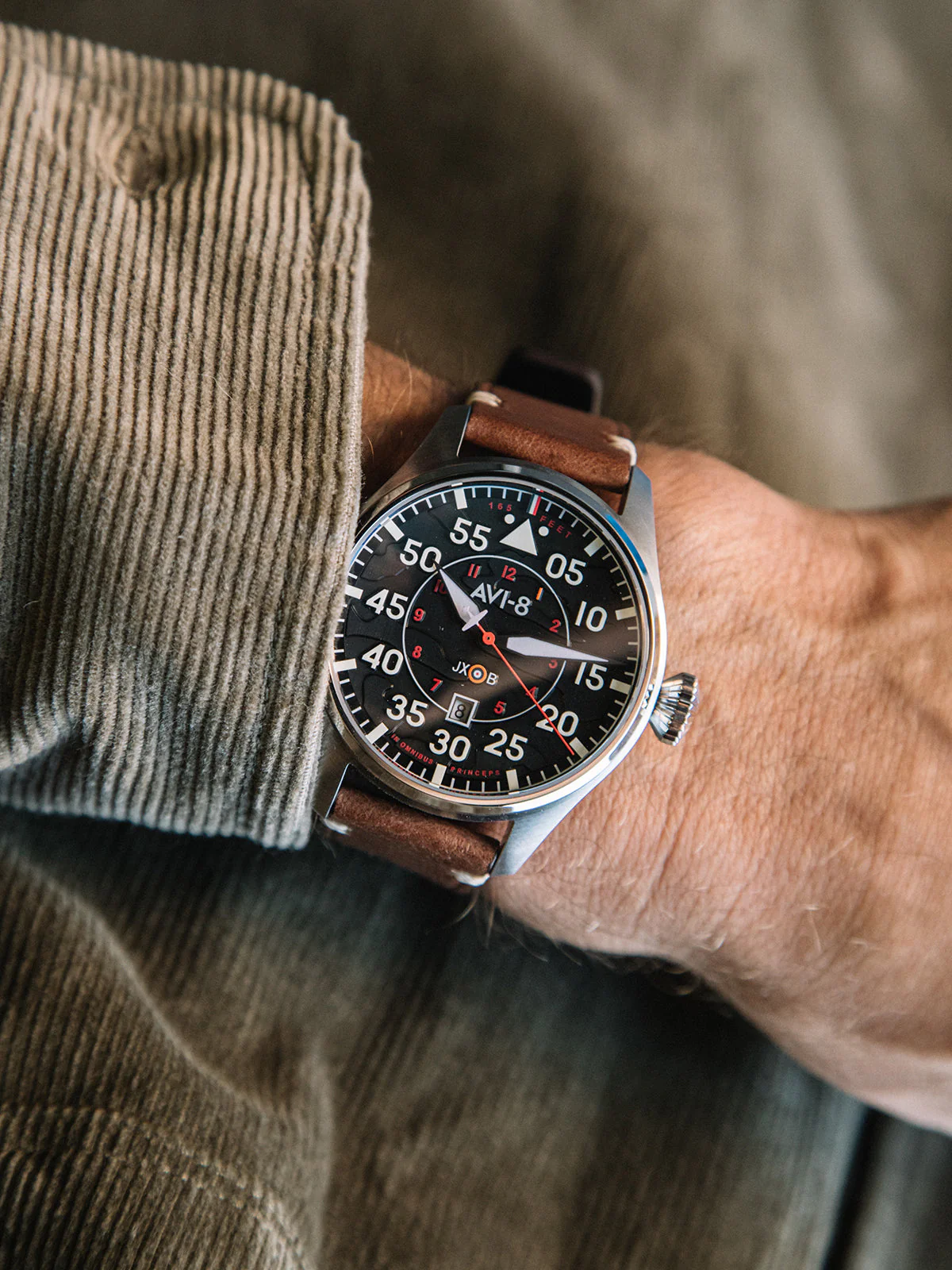 Hawker Hurricane Clowes Automatic Black / Leather | Black Dial - Image 17
