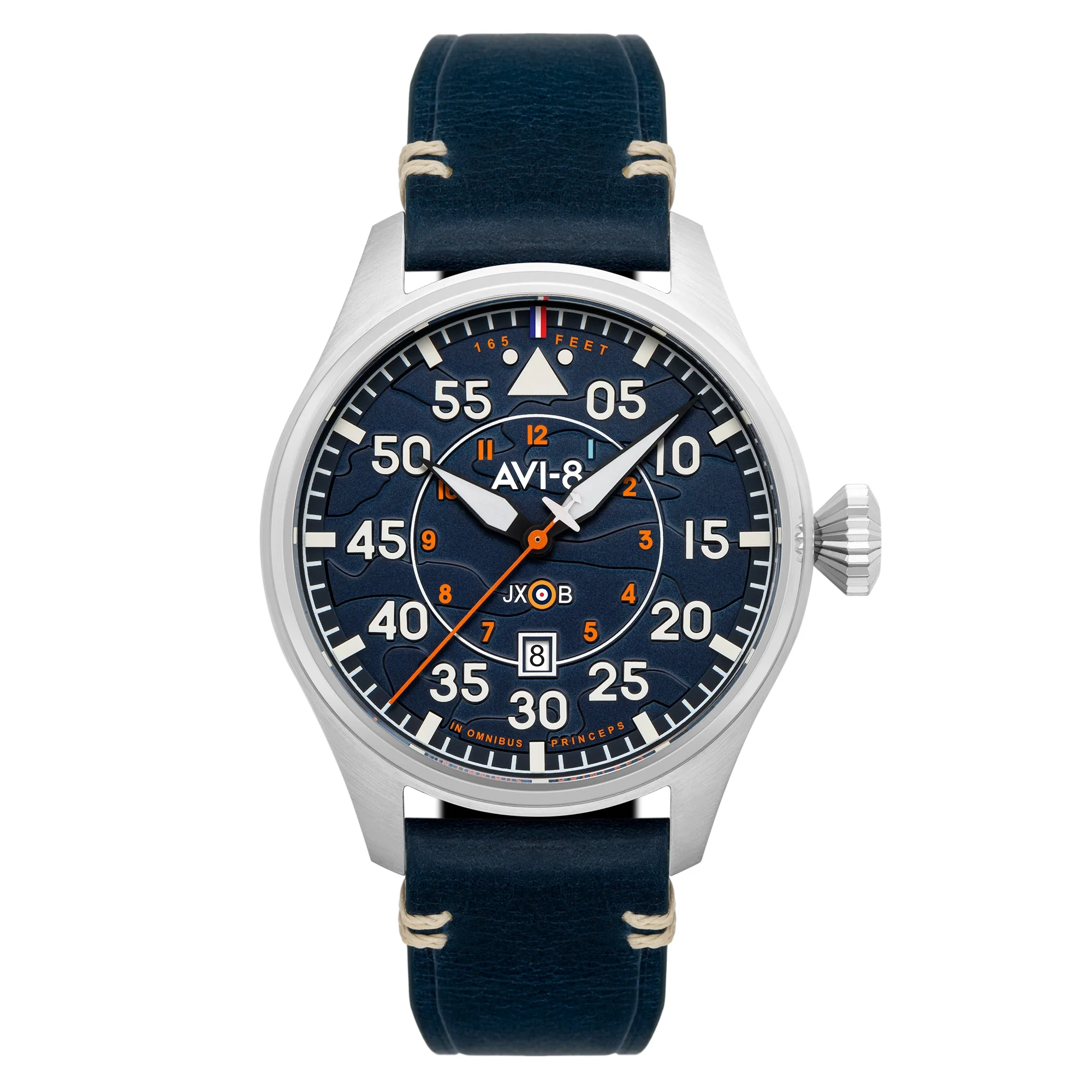 Hawker Hurricane Clowes Automatic Blue / Leather | Blue Dial