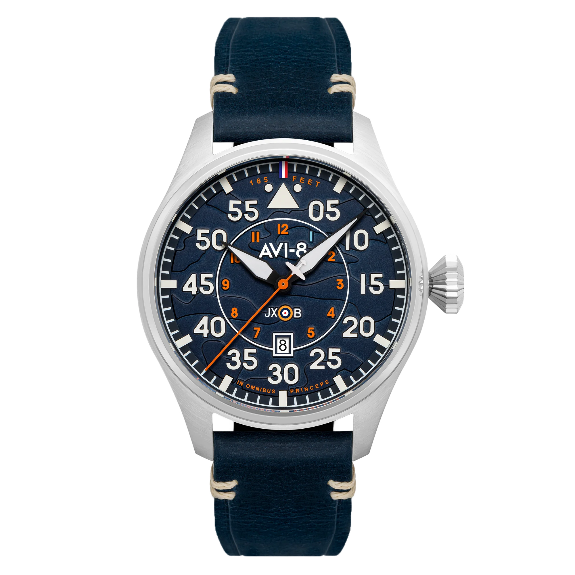 Hawker Hurricane Clowes Automatic Blue / Leather | Blue Dial - Image 10