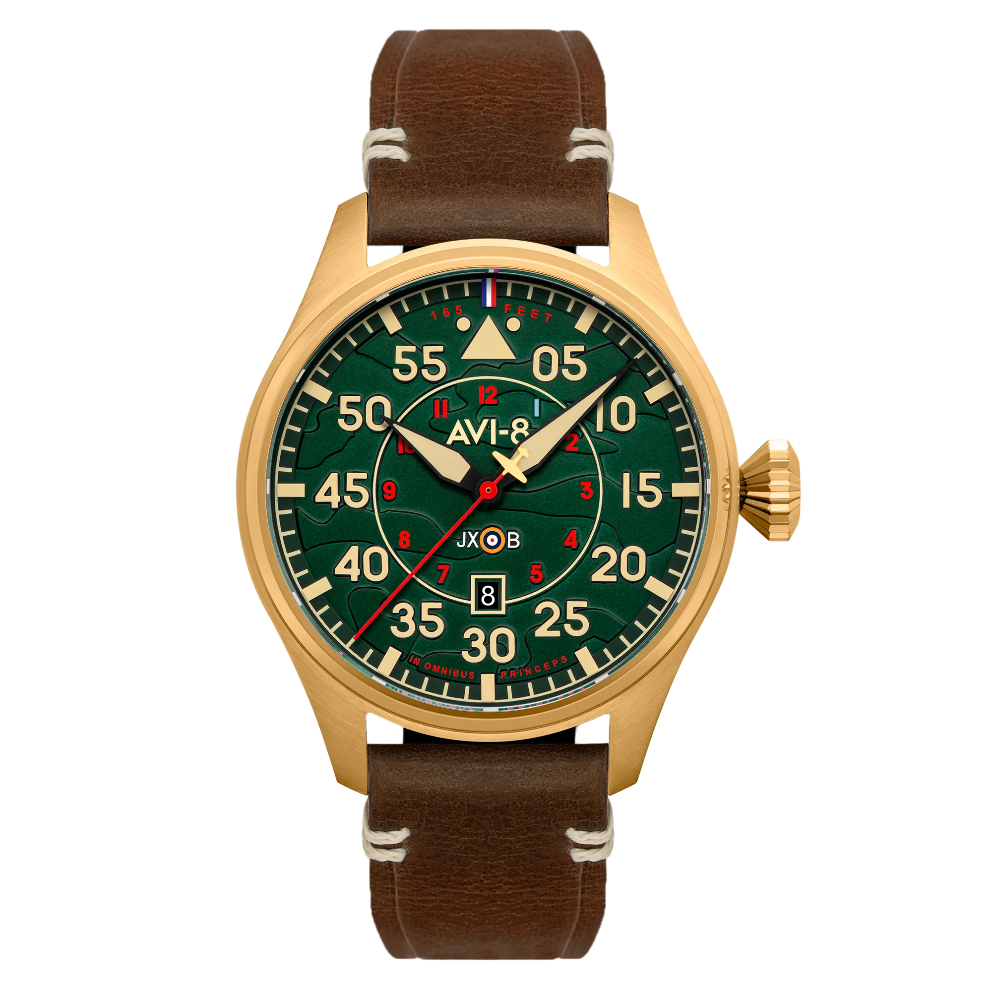 Hawker Hurricane Clowes Automatic Green / Leather | Green Dial - Image 17