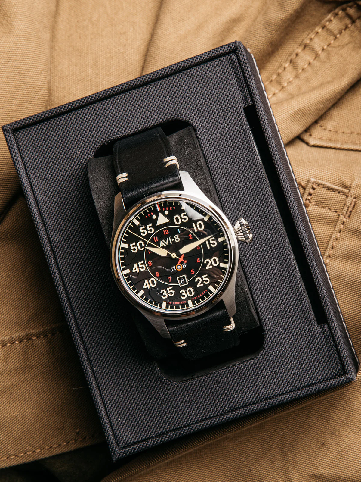 Hawker Hurricane Clowes Automatic Black Dial / Leather | Black Dial - Image 7