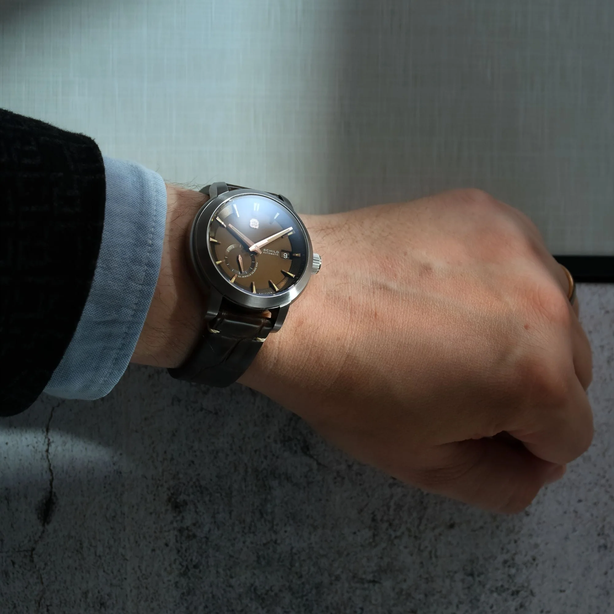 Heinrich Micro Rotor Automatic Limited Edition Brown / Stainless Steel | Brown Dial - Image 2