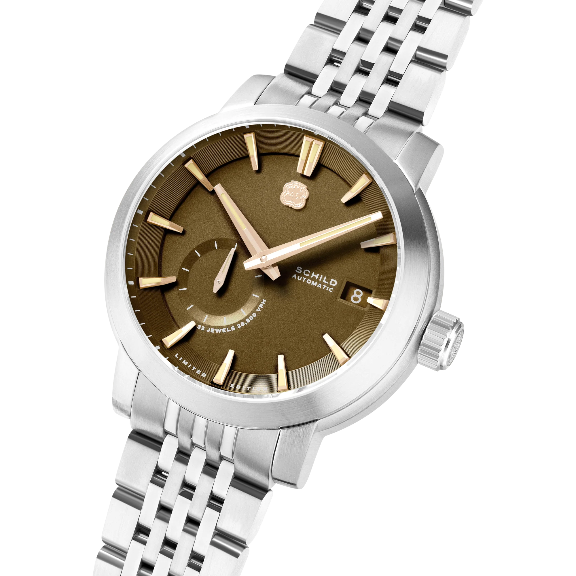 Heinrich Micro Rotor Automatic Limited Edition Brown / Stainless Steel | Brown Dial - Image 3