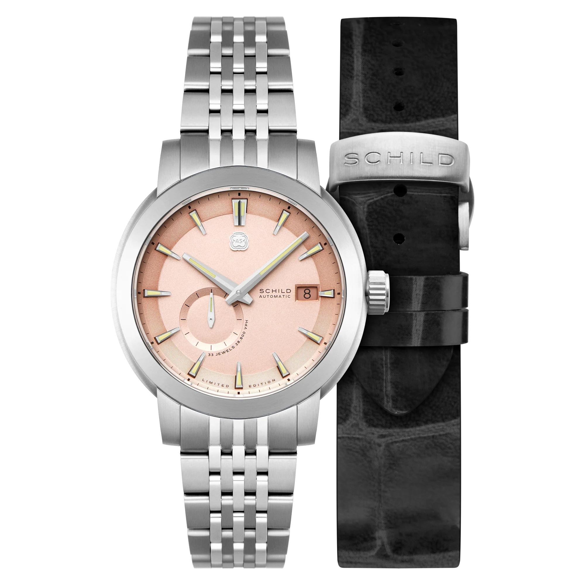 Heinrich Micro Rotor Automatic Limited Edition Rose Gold / Stainless Steel | Rose Gold Dial