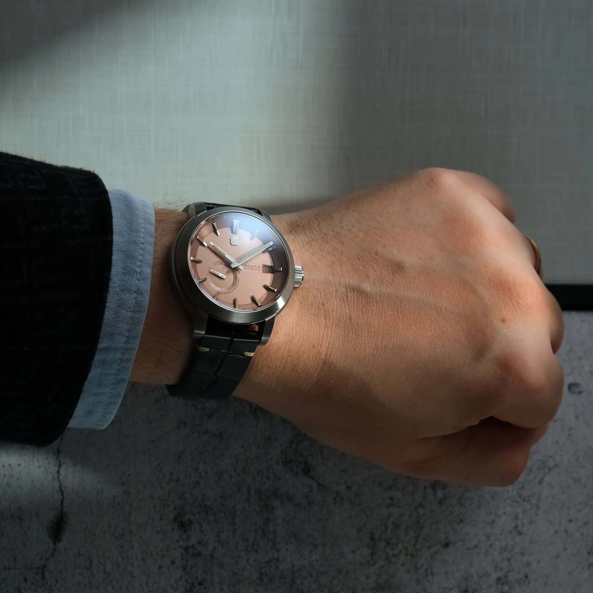 Heinrich Micro Rotor Automatic Limited Edition Rose Gold / Stainless Steel | Rose Gold Dial - Image 2