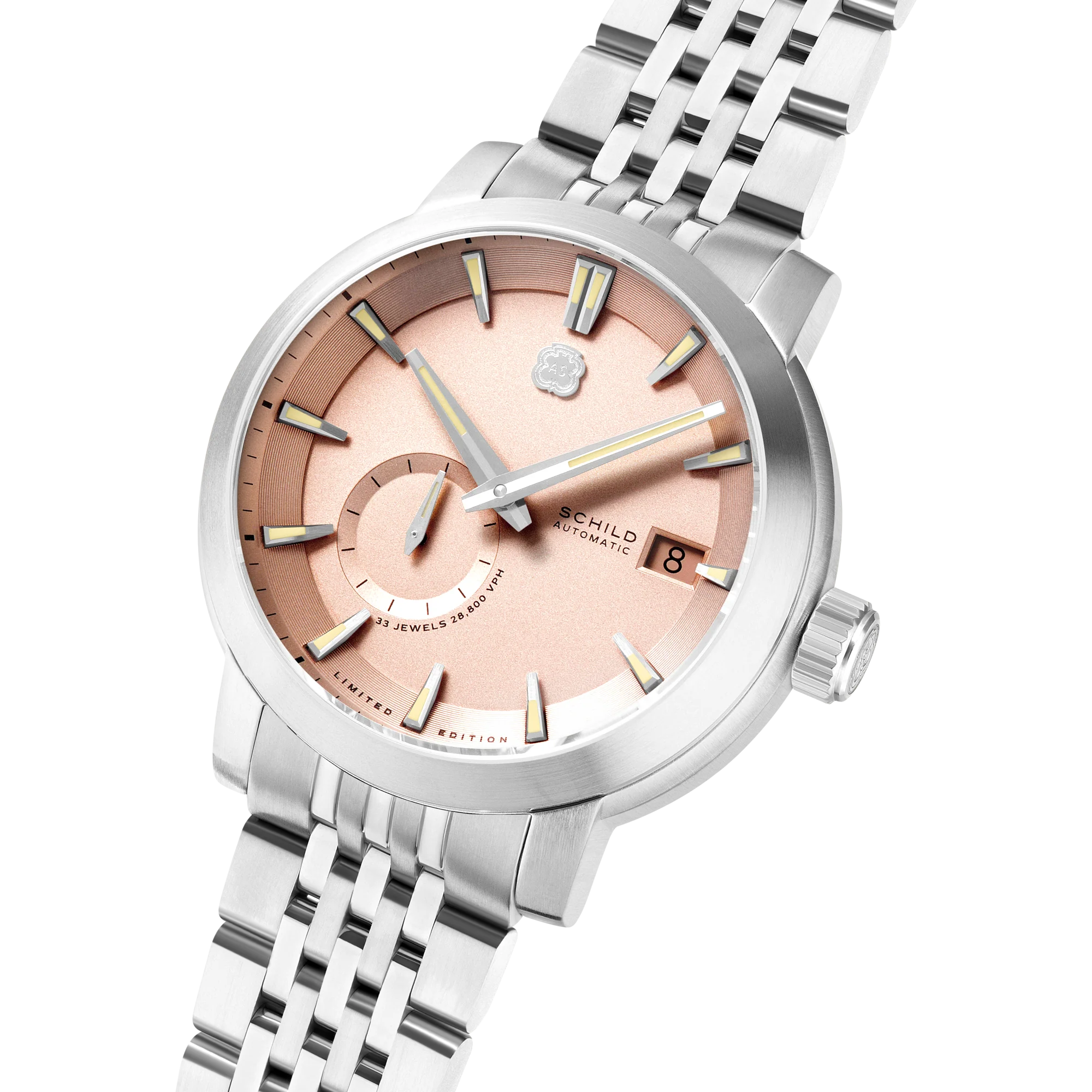 Heinrich Micro Rotor Automatic Limited Edition Rose Gold / Stainless Steel | Rose Gold Dial - Image 3