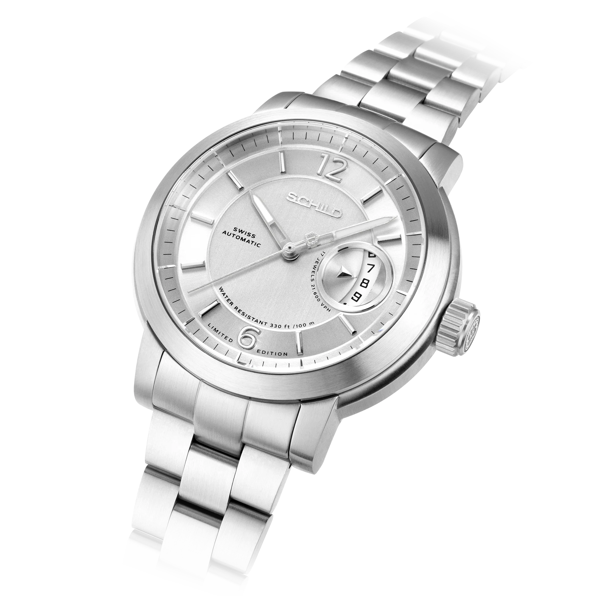 Heinrich Minimal Swiss Automatic Limited Edition Silver / Stainless Steel | Silver Dial - Image 2