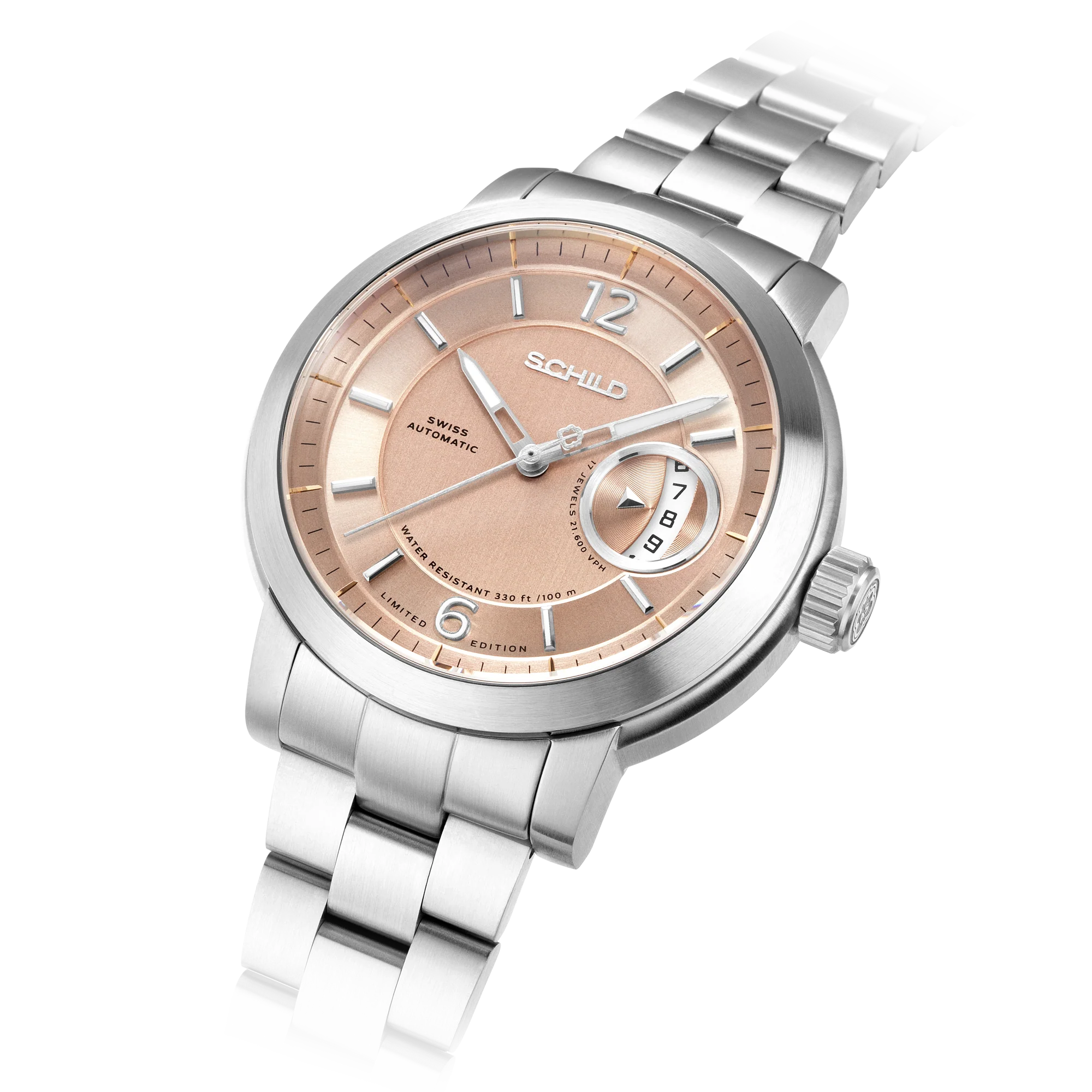 Heinrich Minimal Swiss Automatic Limited Edition Champagne / Stainless Steel | Champagne Dial - Image 2