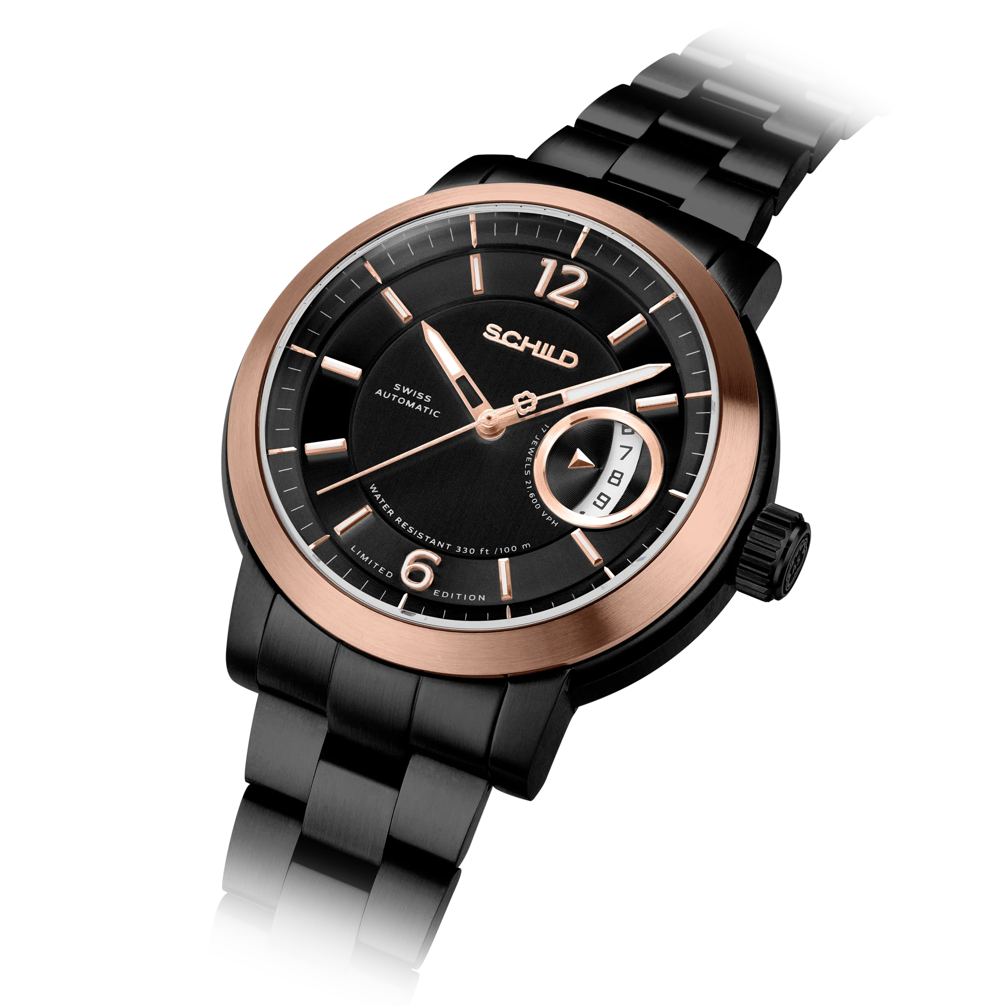Heinrich Minimal Swiss Automatic Limited Edition Black / Black Stainless Steel | Black Dial - Image 2