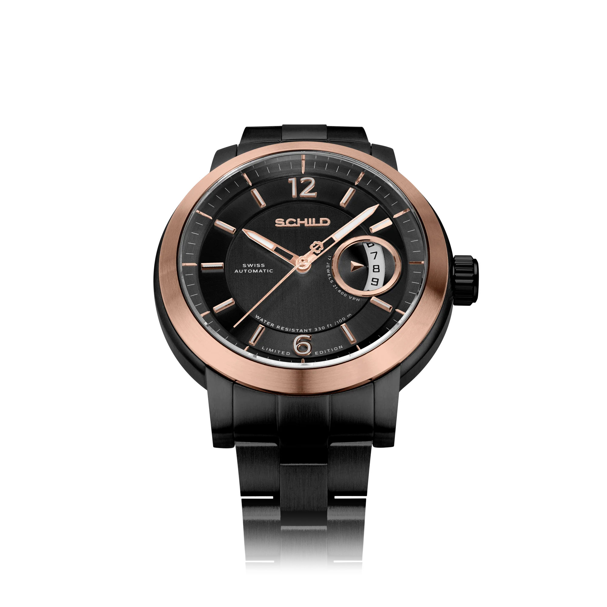 Heinrich Minimal Swiss Automatic Limited Edition Black / Black Stainless Steel | Black Dial - Image 3