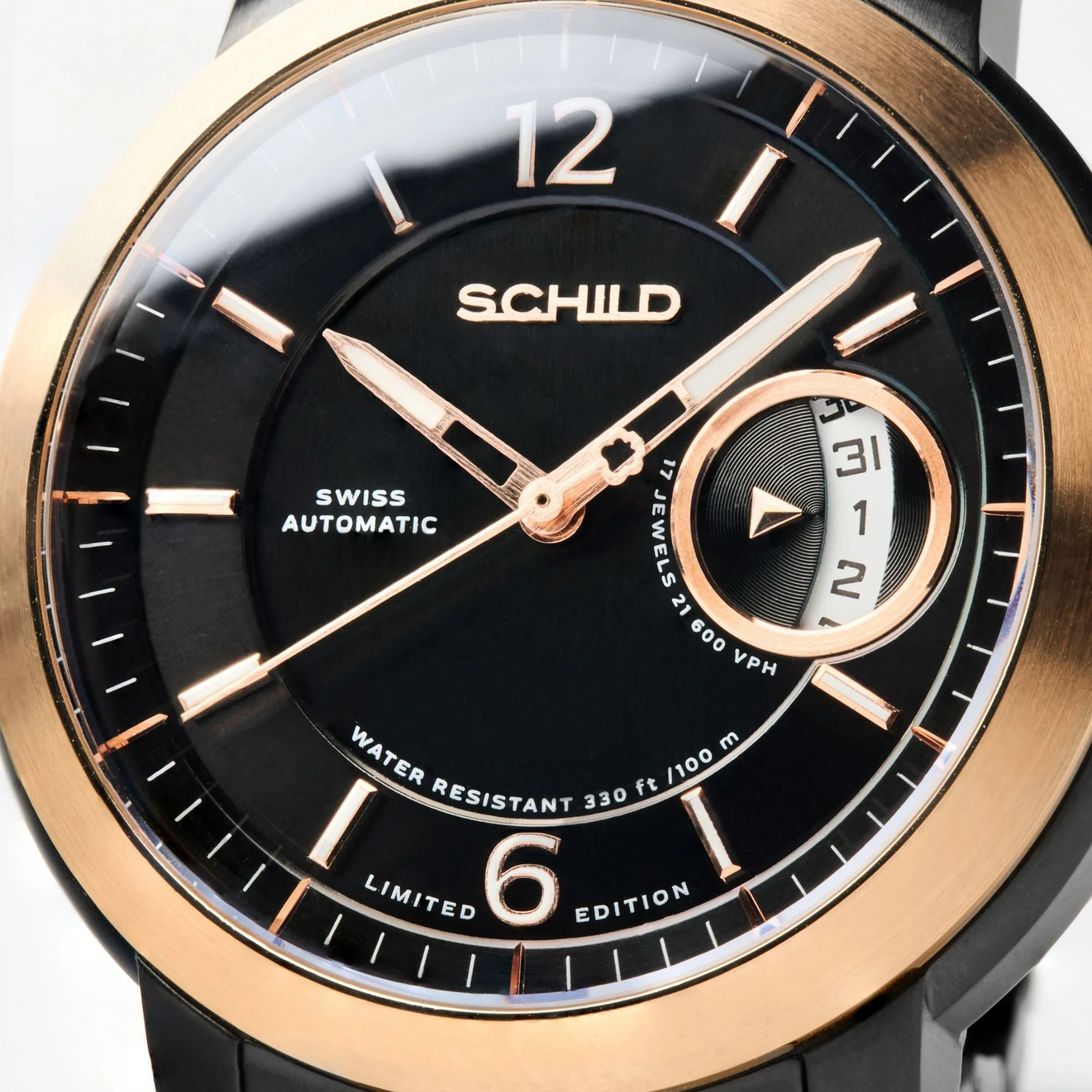 Heinrich Minimal Swiss Automatic Limited Edition Black / Black Stainless Steel | Black Dial - Image 4