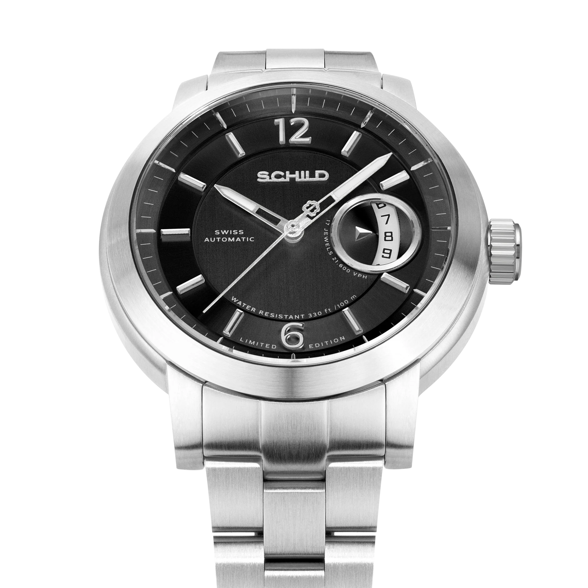 Heinrich Minimal Swiss Automatic Limited Edition Watch Winder Set Black / Stainless Steel | Black Dial - Image 5