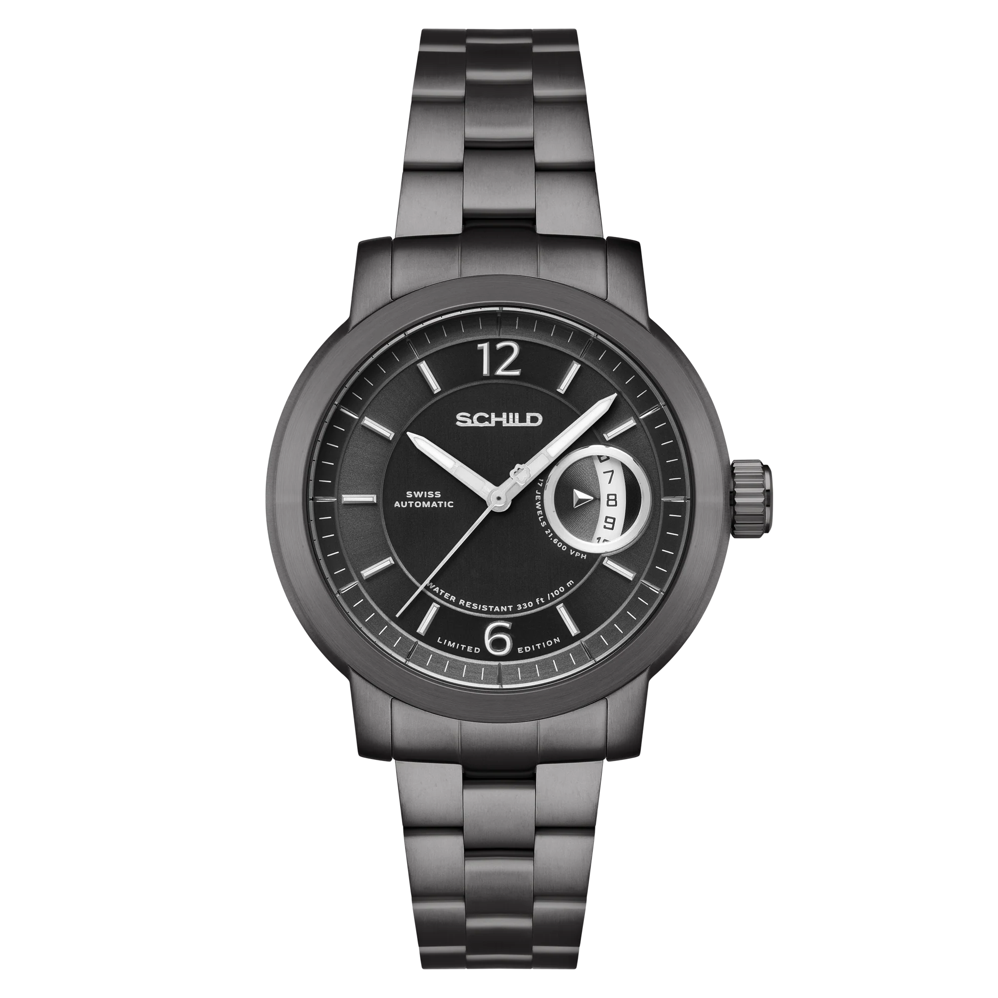 Heinrich Minimal Swiss Automatic Limited Edition Watch Winder Set Grey / Stainless Steel | Grey Dial - Image 2