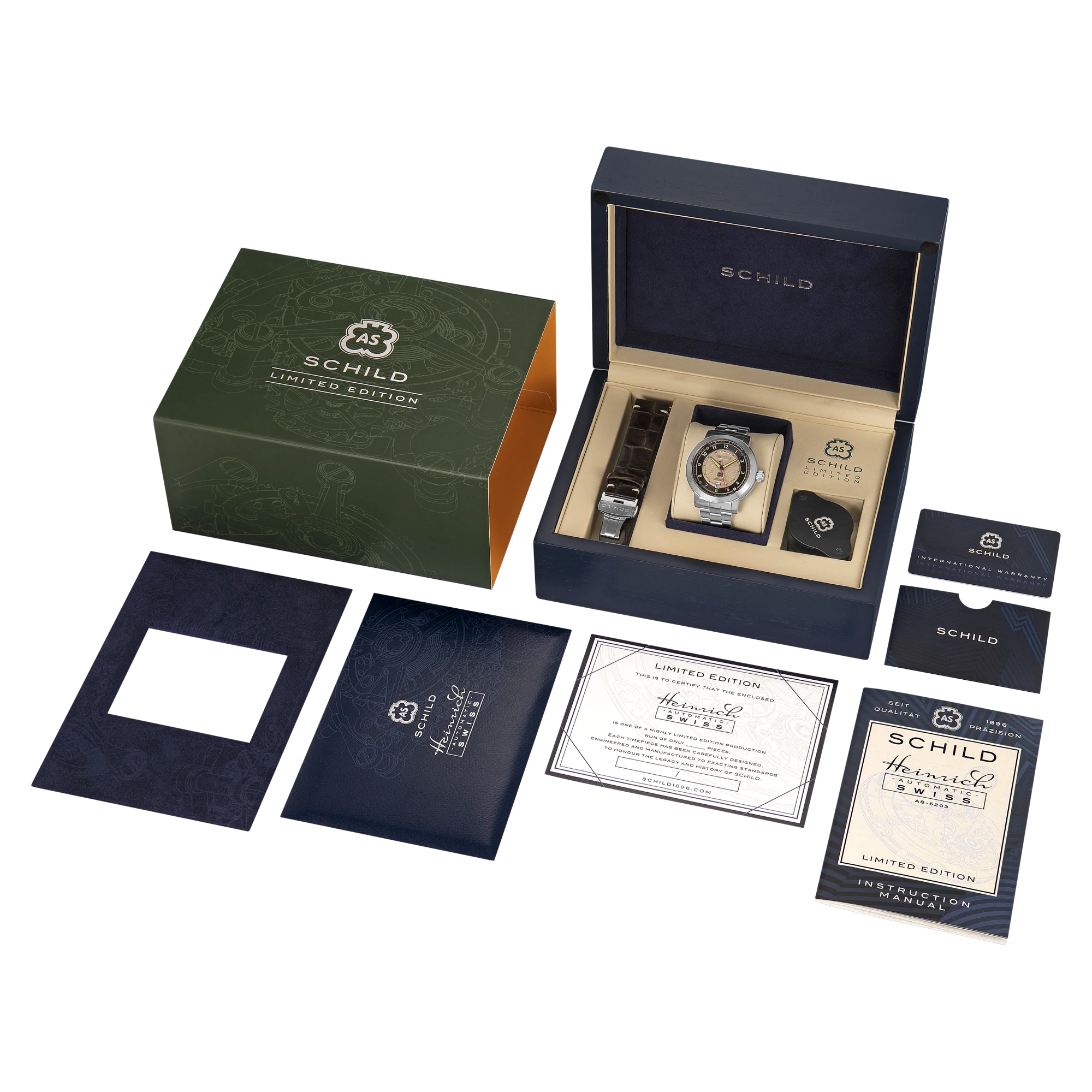 Heinrich Swiss Automatic Limited Edition Watch Winder Set Grey / Stainless Steel | Grey Dial - Image 6