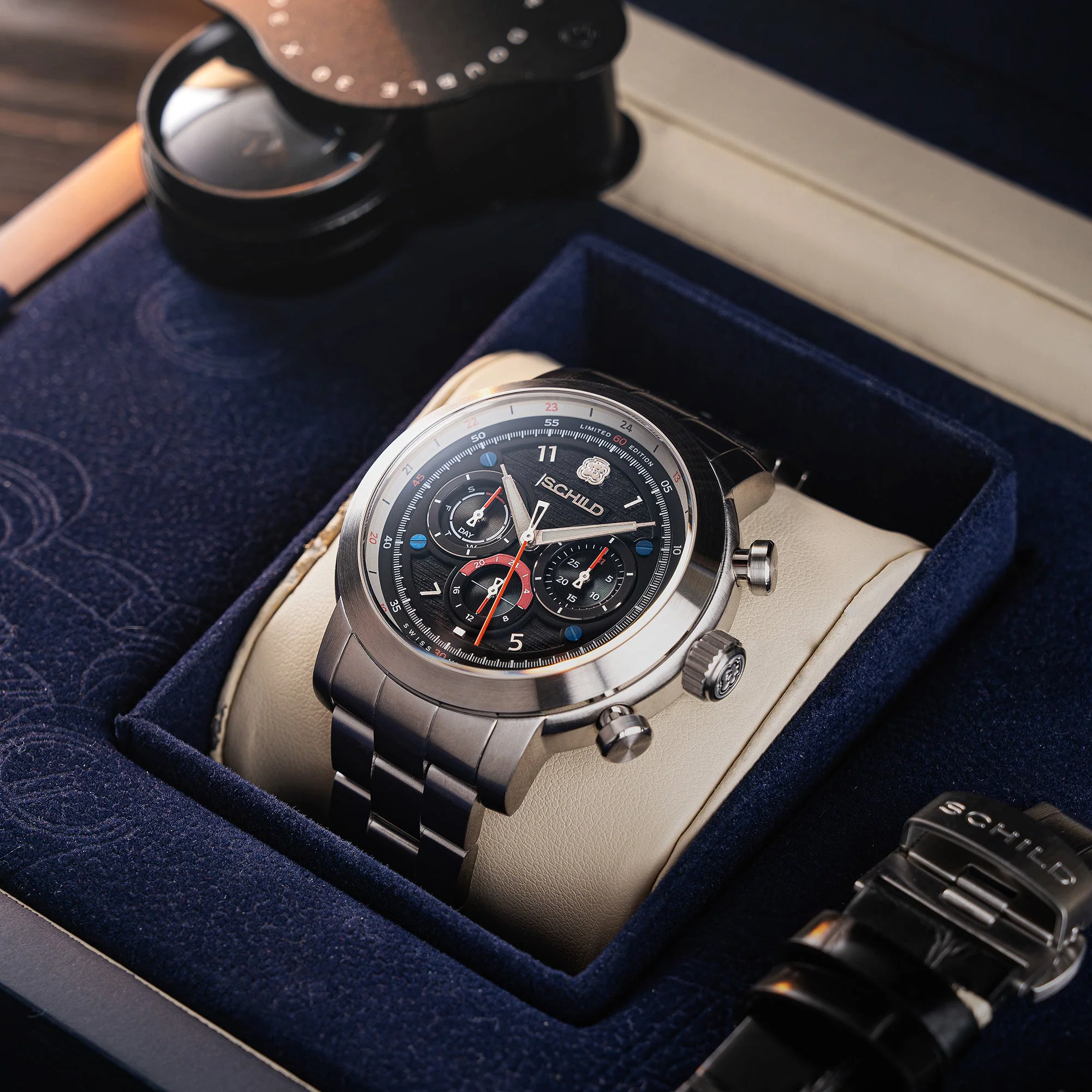 HEINRICH SWISS MULTIFUNCTION LIMITED EDITION LIMITED EDITION BLACK / STAINLESS STEEL | Black Dial - Image 2