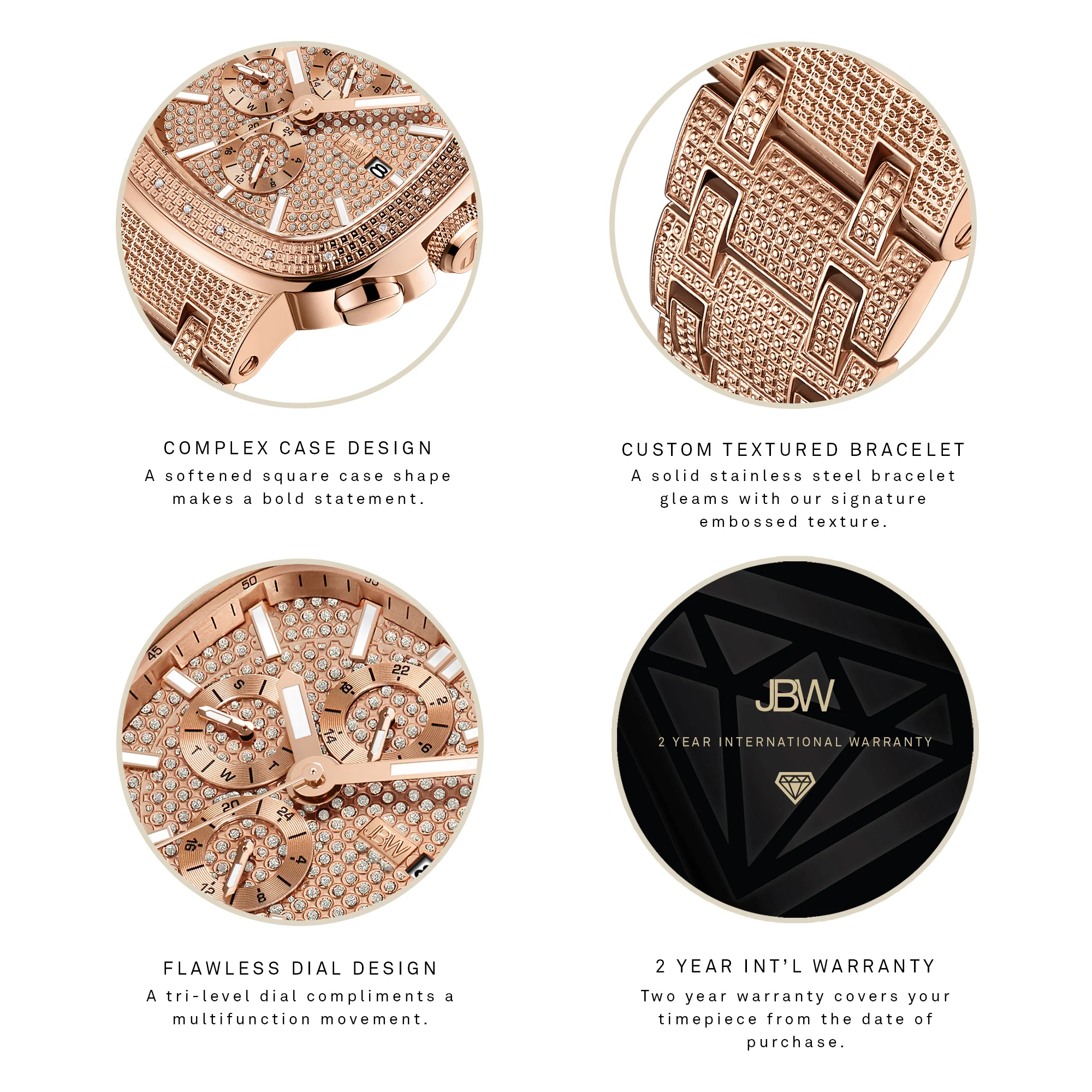 JBW Heist (JBW Men's Heist 0.20 ctw Diamond Watch) - Image 5