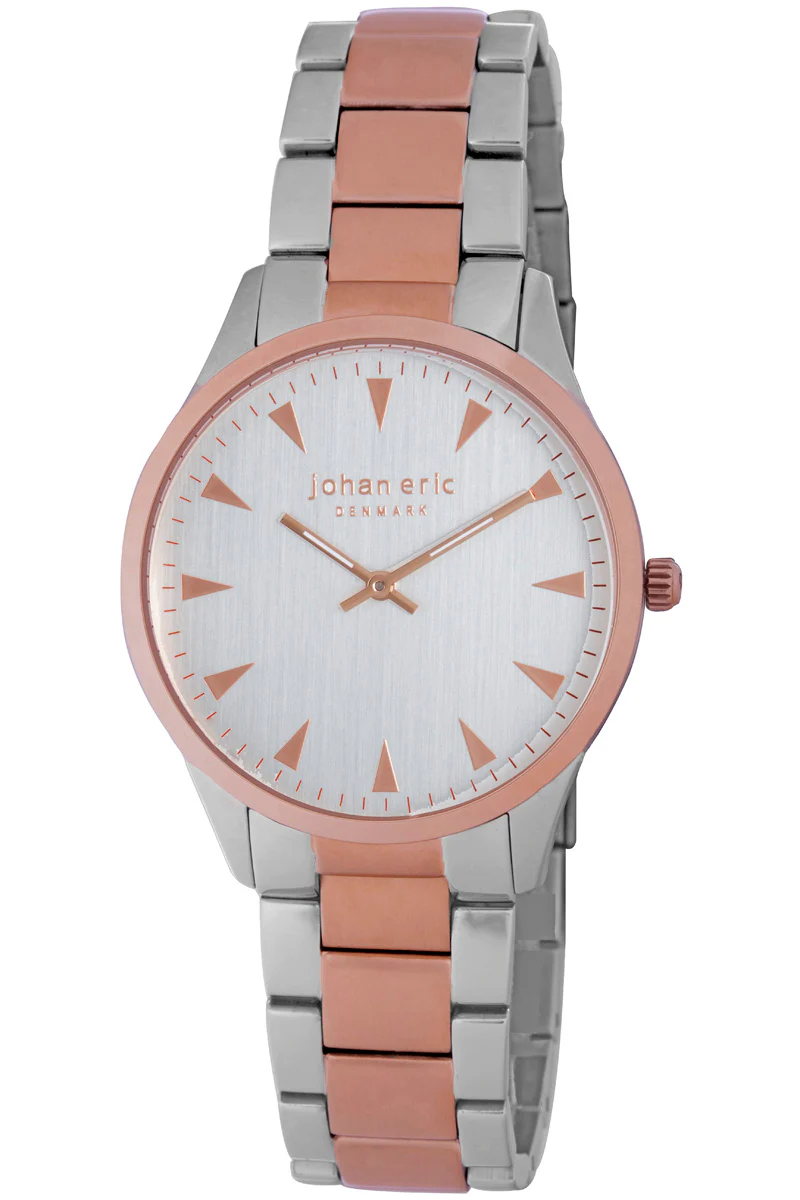Helsingor Silver-Silver Rose gold | Silver Dial