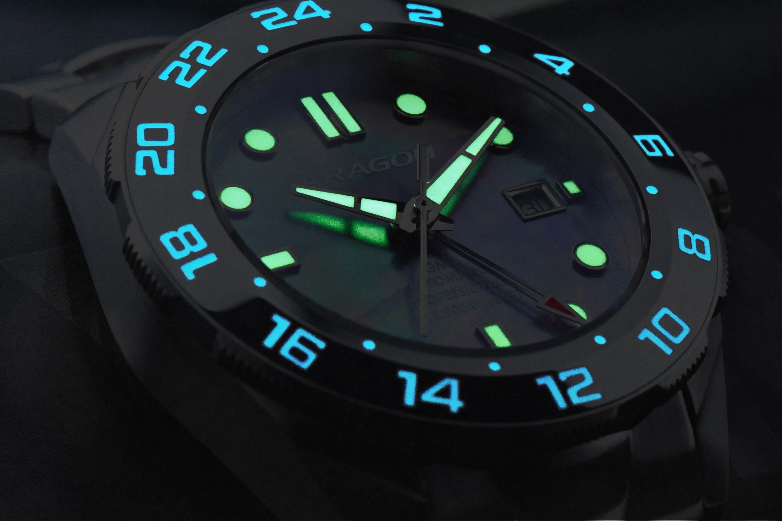 Hercules Swiss Soprod GMT Blue Mother of Peal Dial | Mother of Peal Dial - Image 3