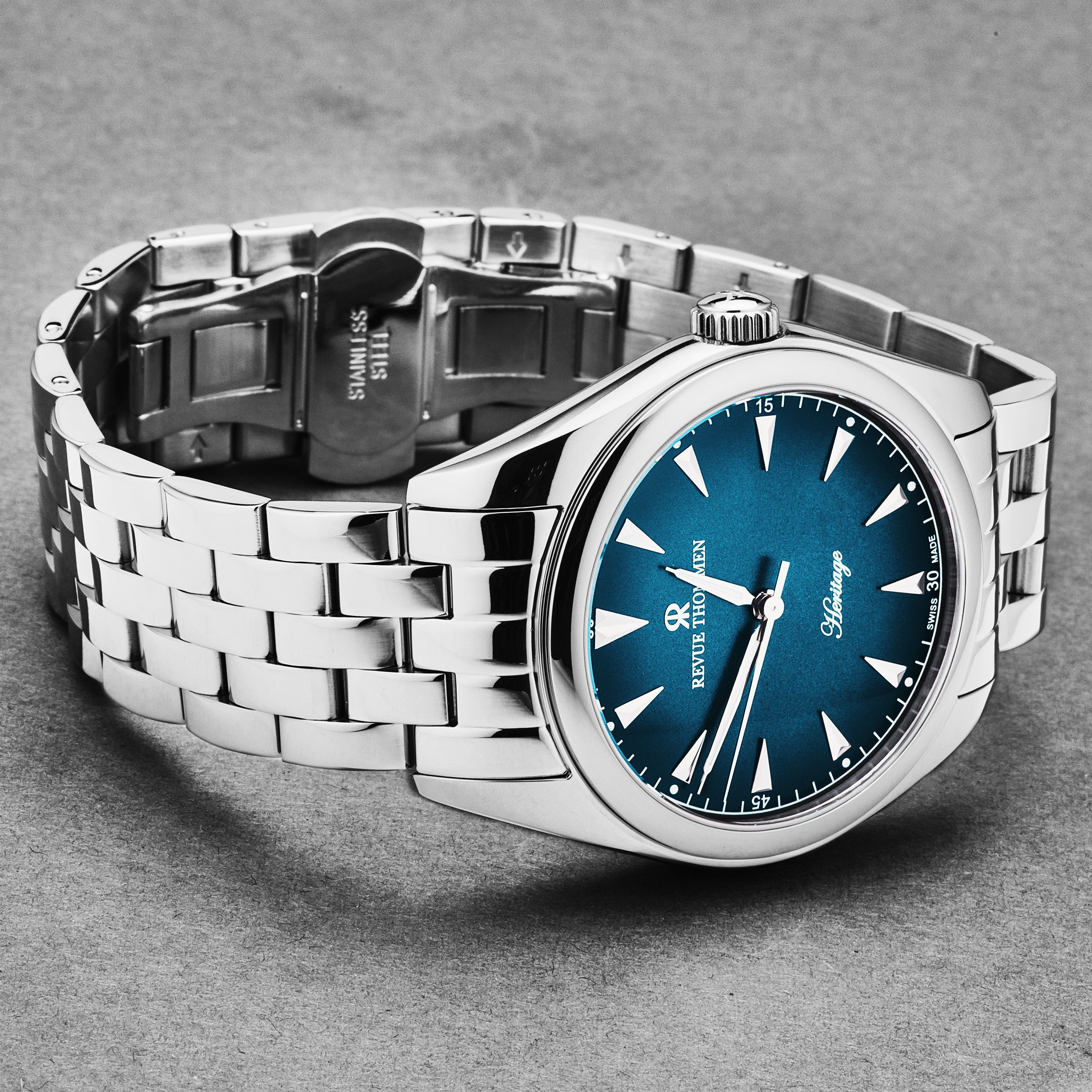 Heritage 21010.2135 / Blue | Blue Dial - Image 2