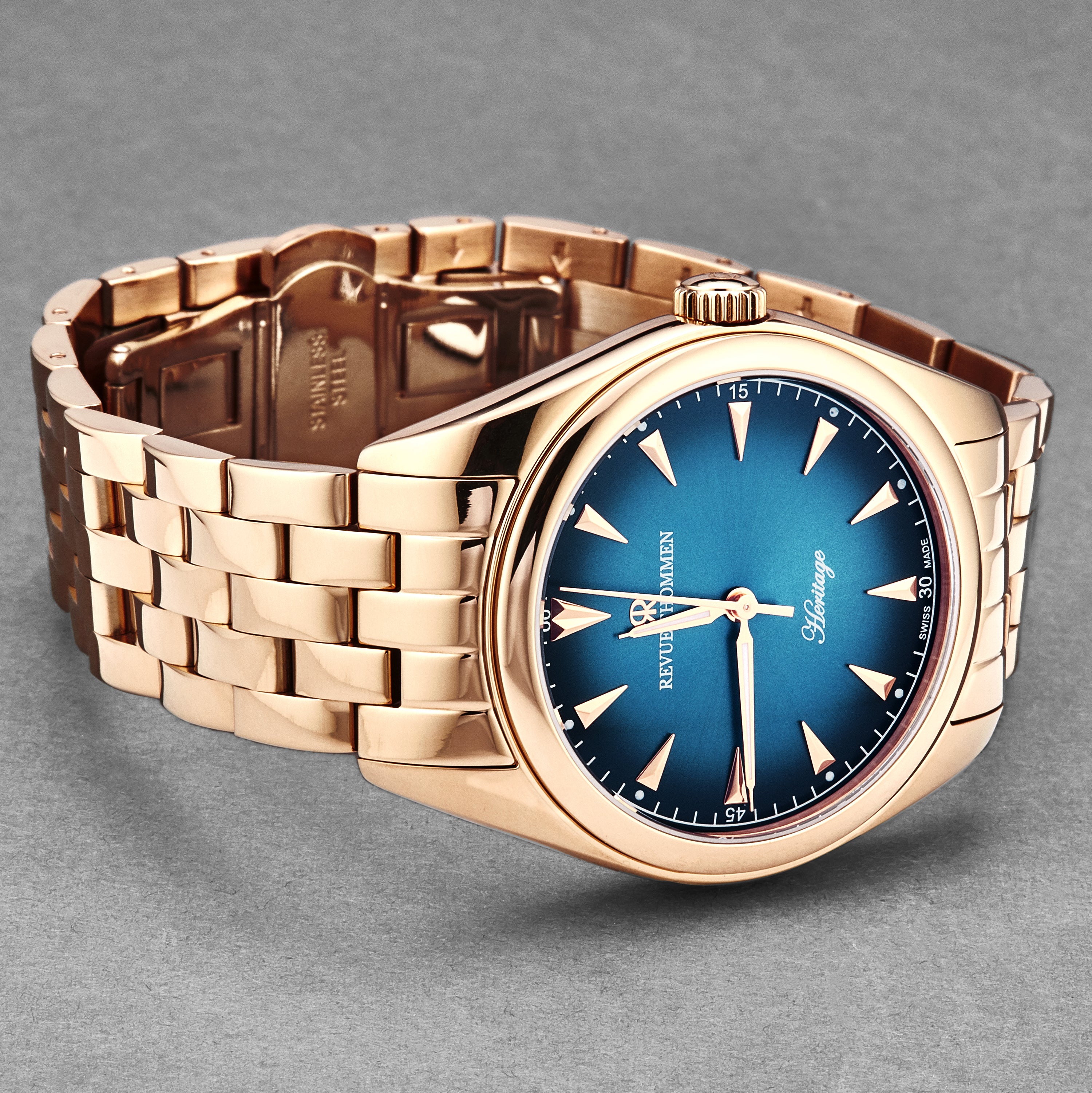 Heritage 21010.2165 / Blue | Blue Dial - Image 2