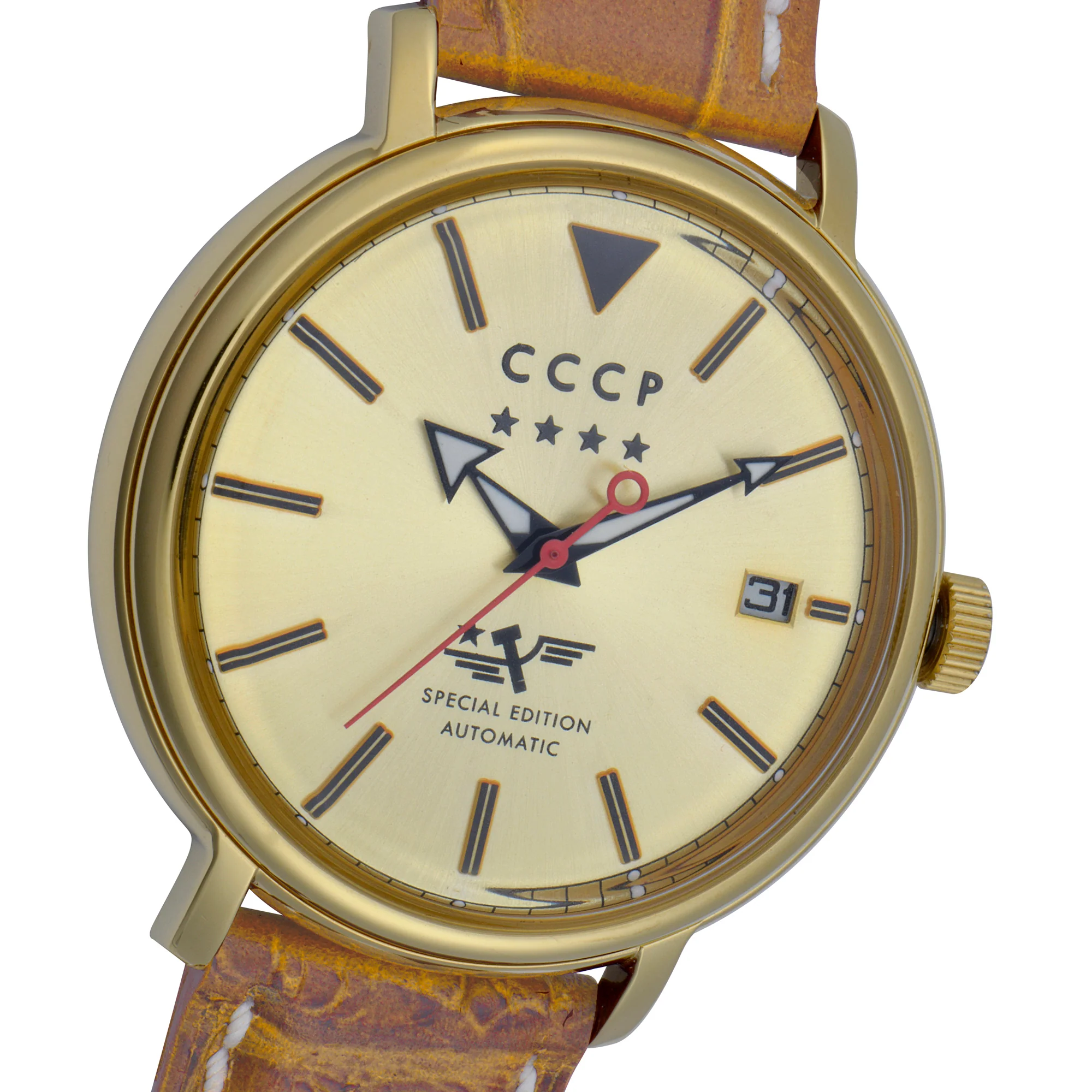 Heritage Automatic Limited Edition Gold / Leather | Gold Dial - Image 2